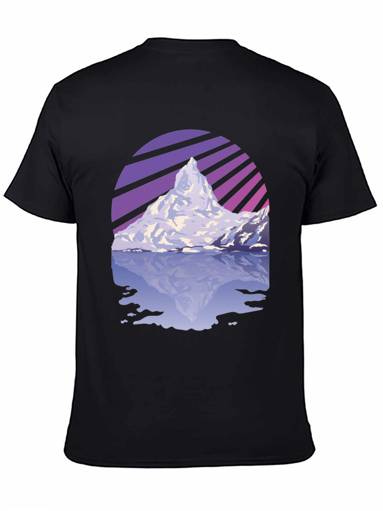 Mountain Peak Reflection Graphic T-Shirt