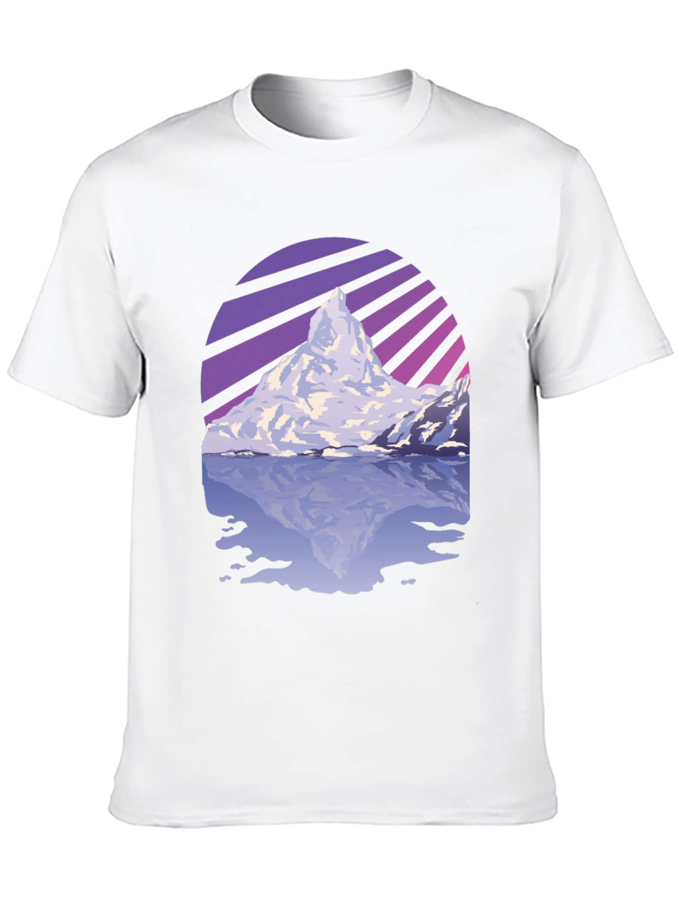 Mountain Peak Reflection Graphic T-Shirt