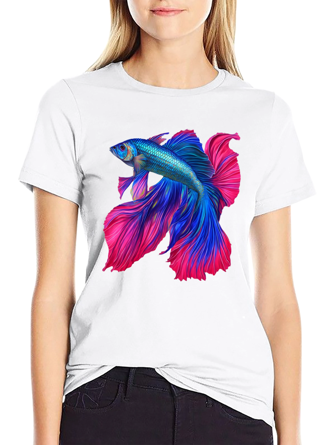 Betta Fish Graphic Tee - Unique Design