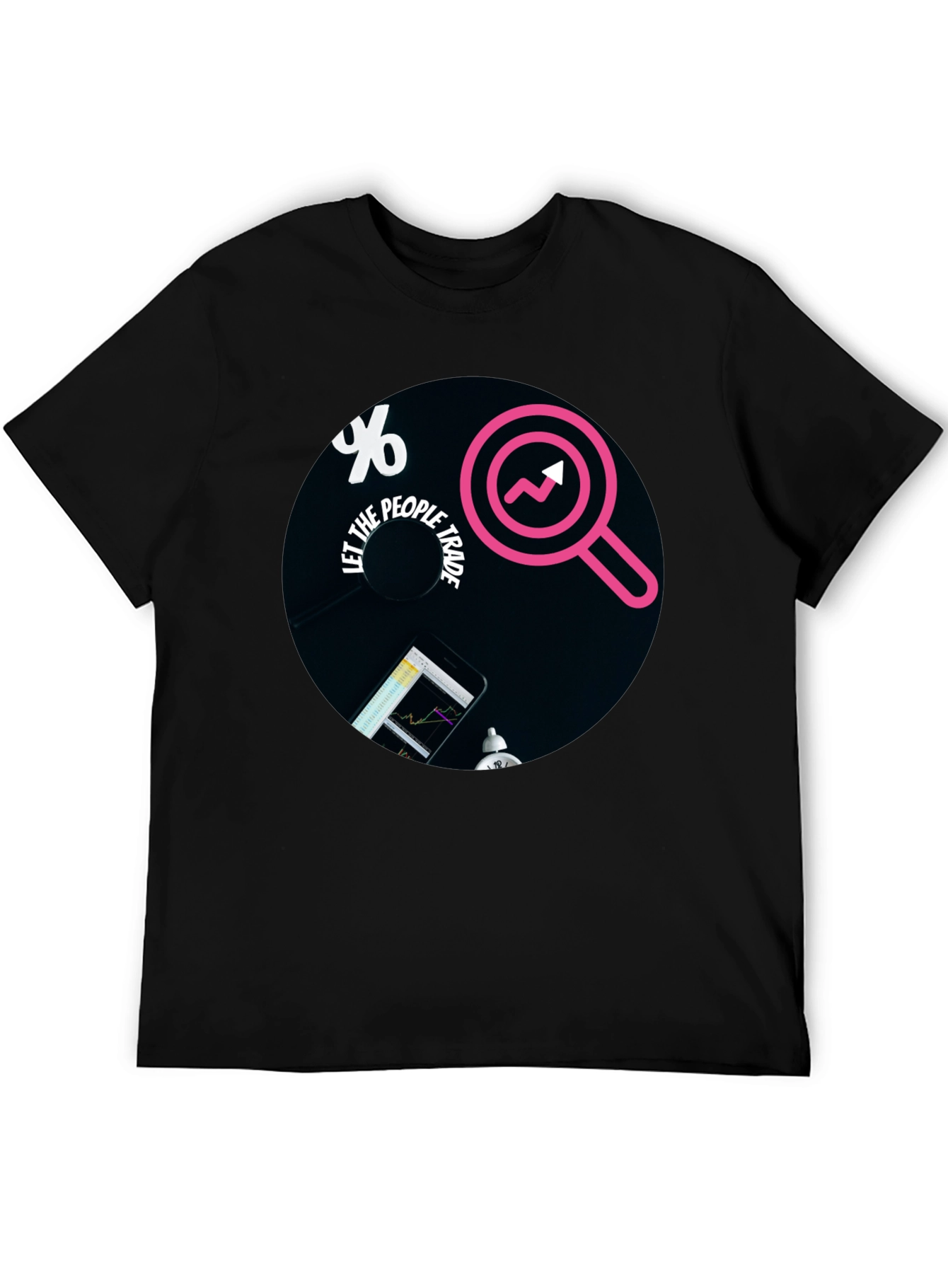 Let The People Trade Black T-Shirt