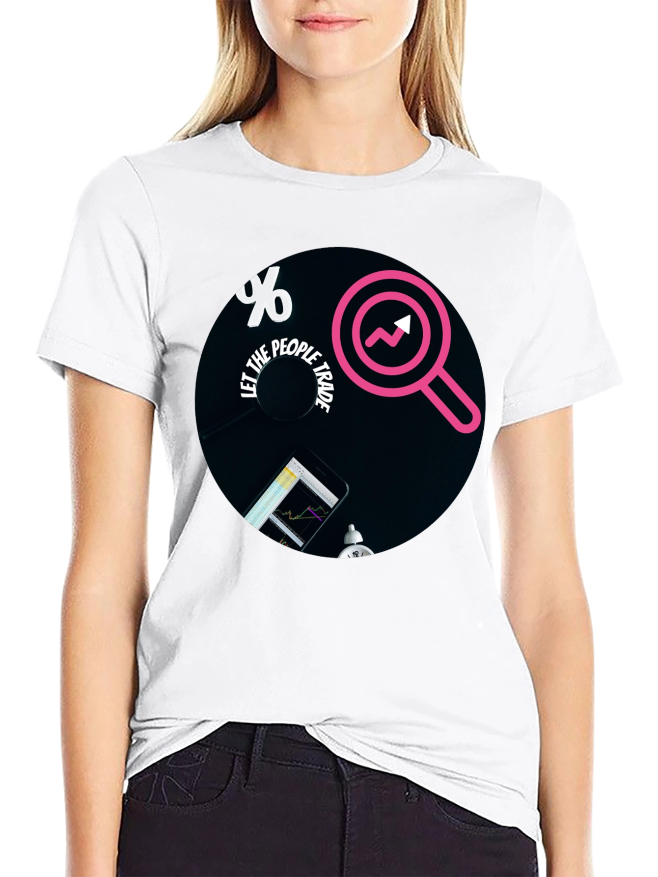 Let The People Trade Black T-Shirt