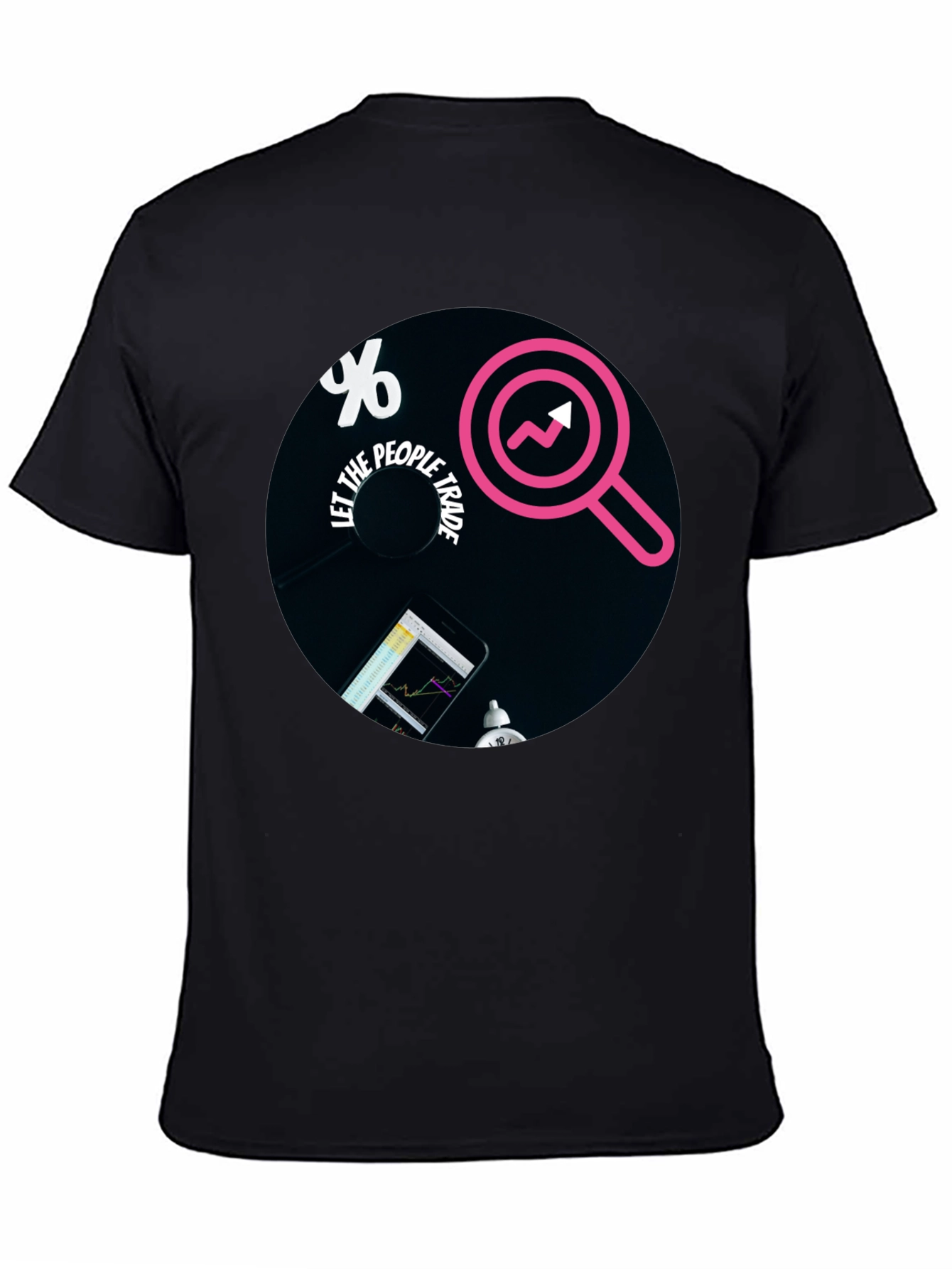 Let The People Trade Black T-Shirt