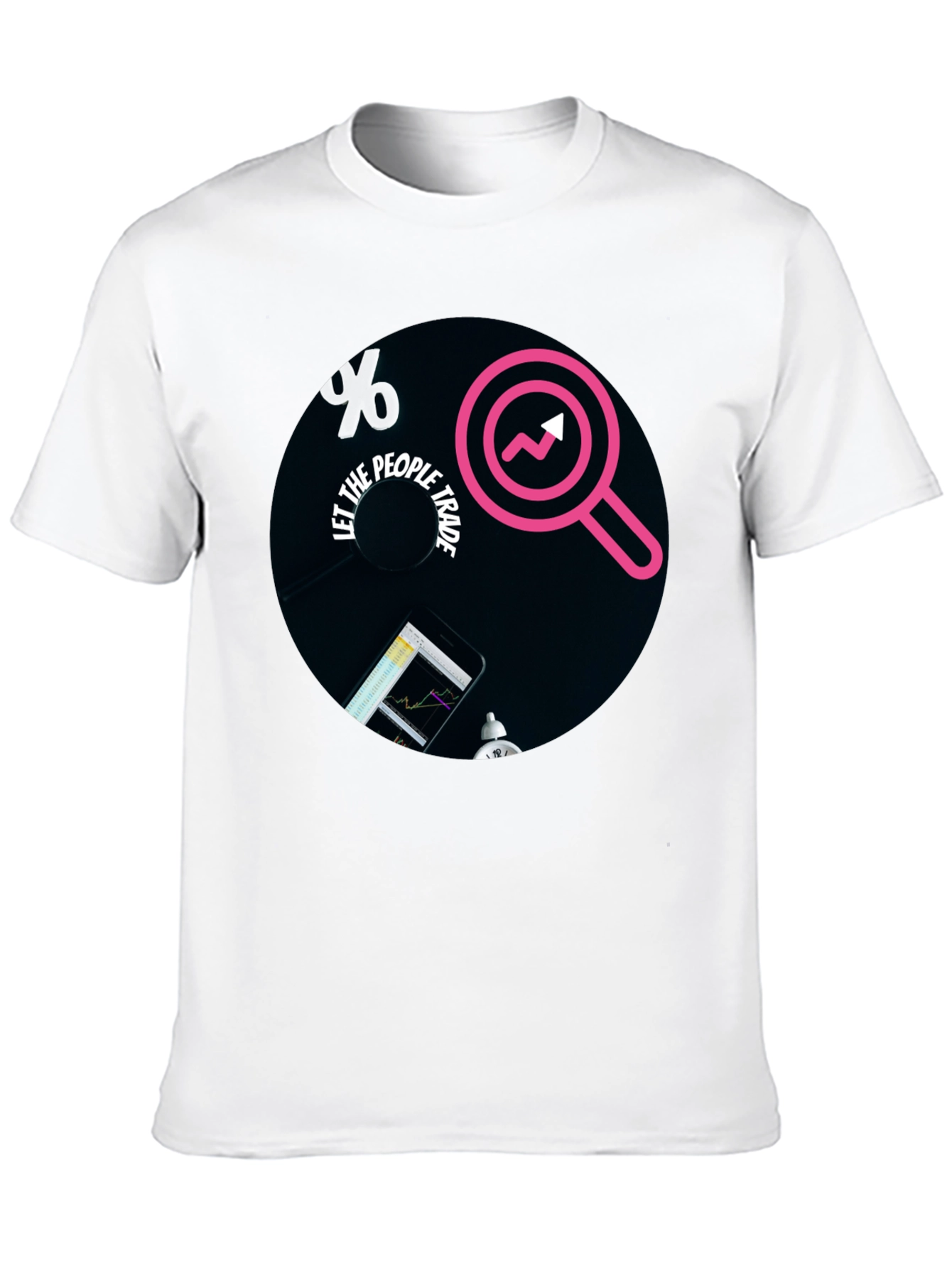 Let The People Trade Black T-Shirt