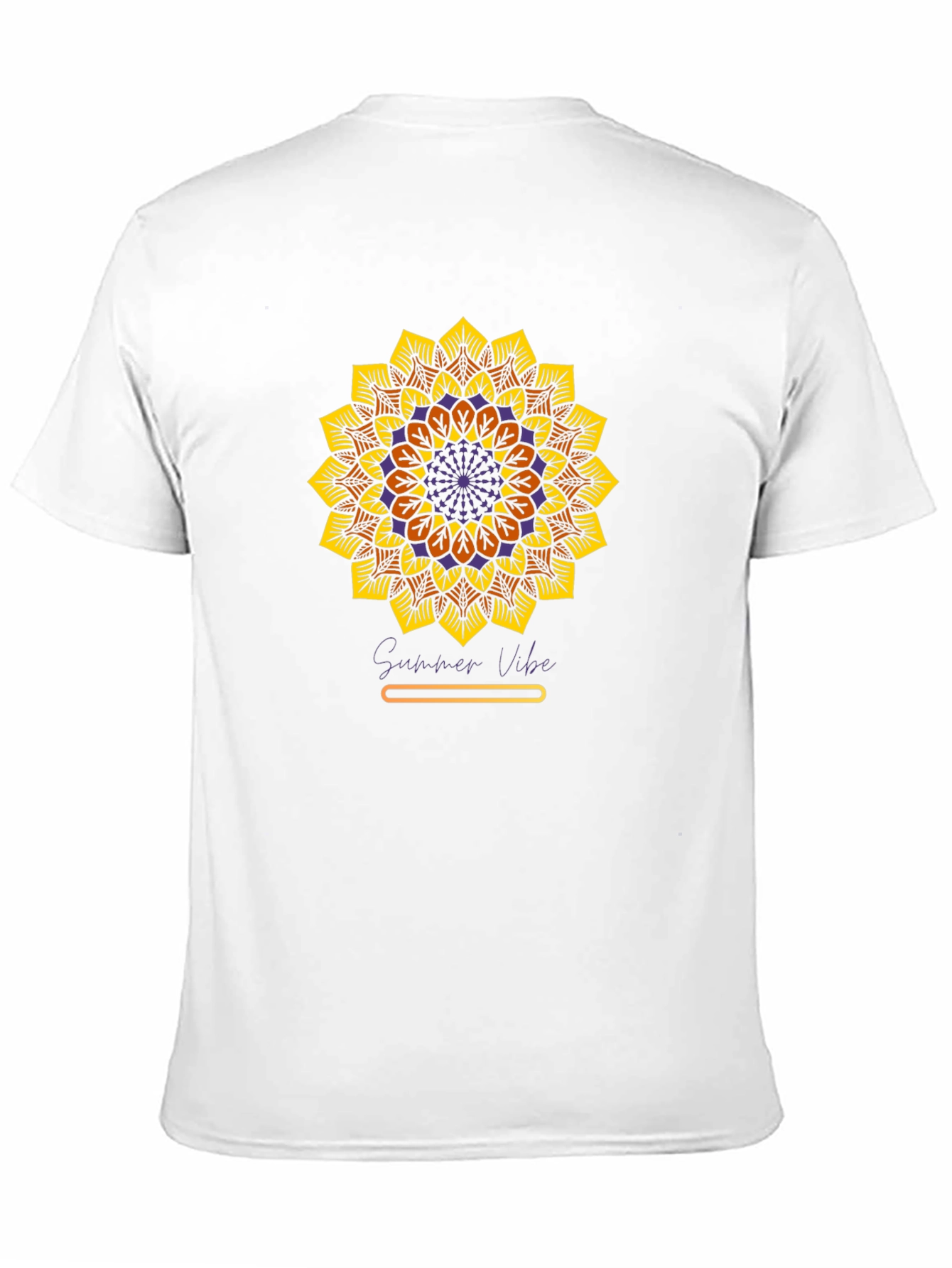 Sunflower Mandala Graphic Tee - Summer Vibe