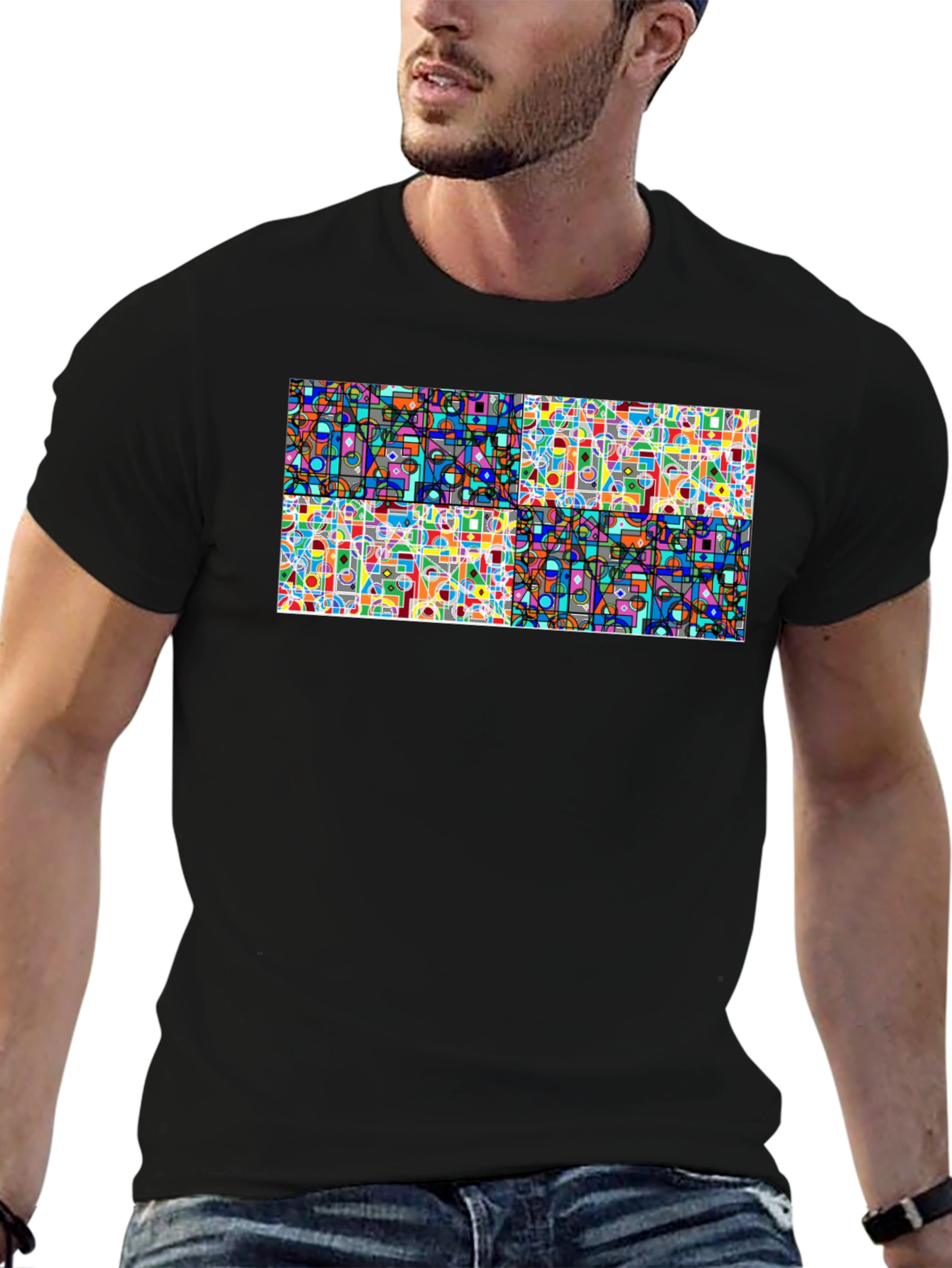 Abstract Geometric Art T-Shirt