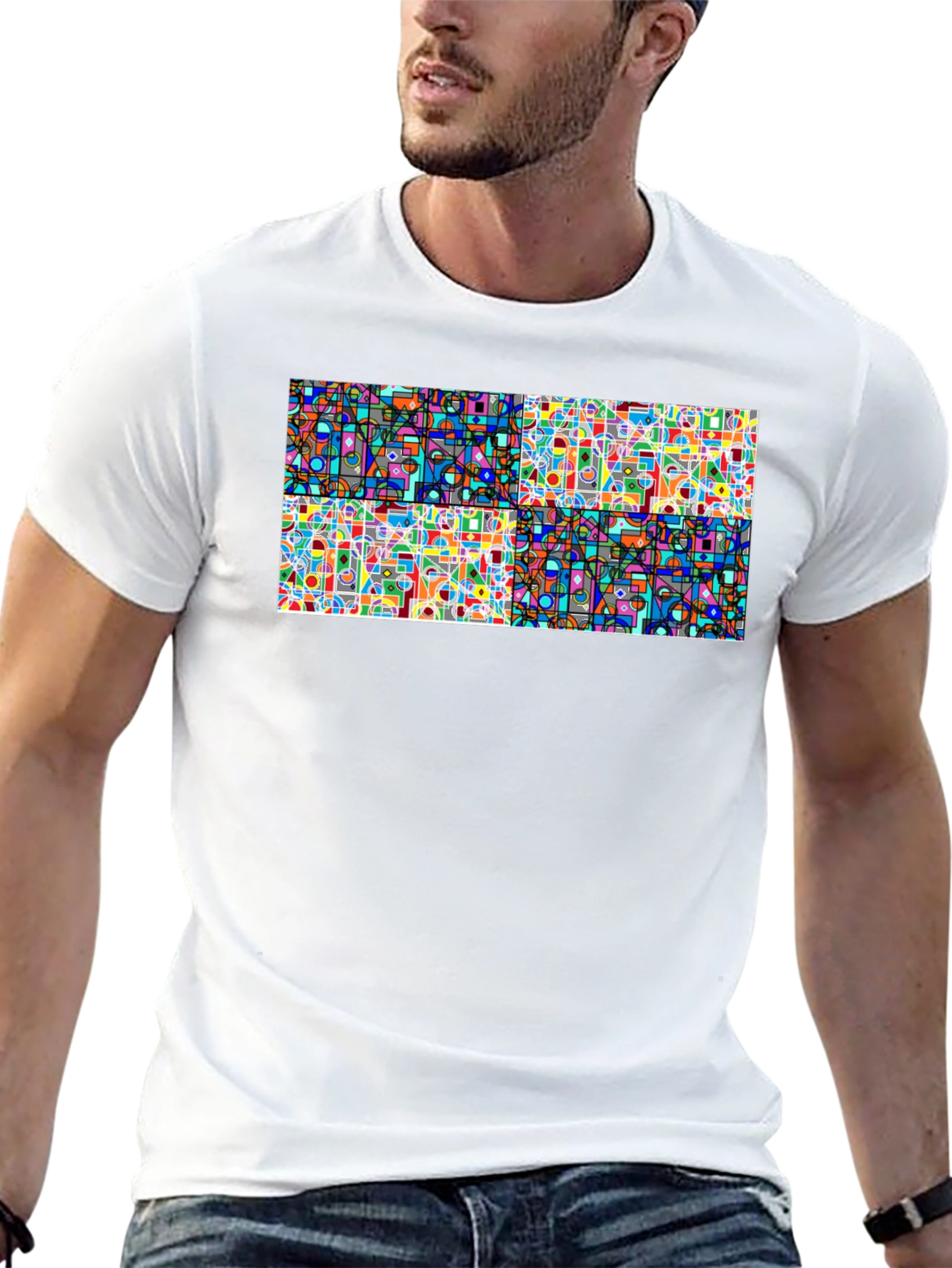 Abstract Geometric Art T-Shirt