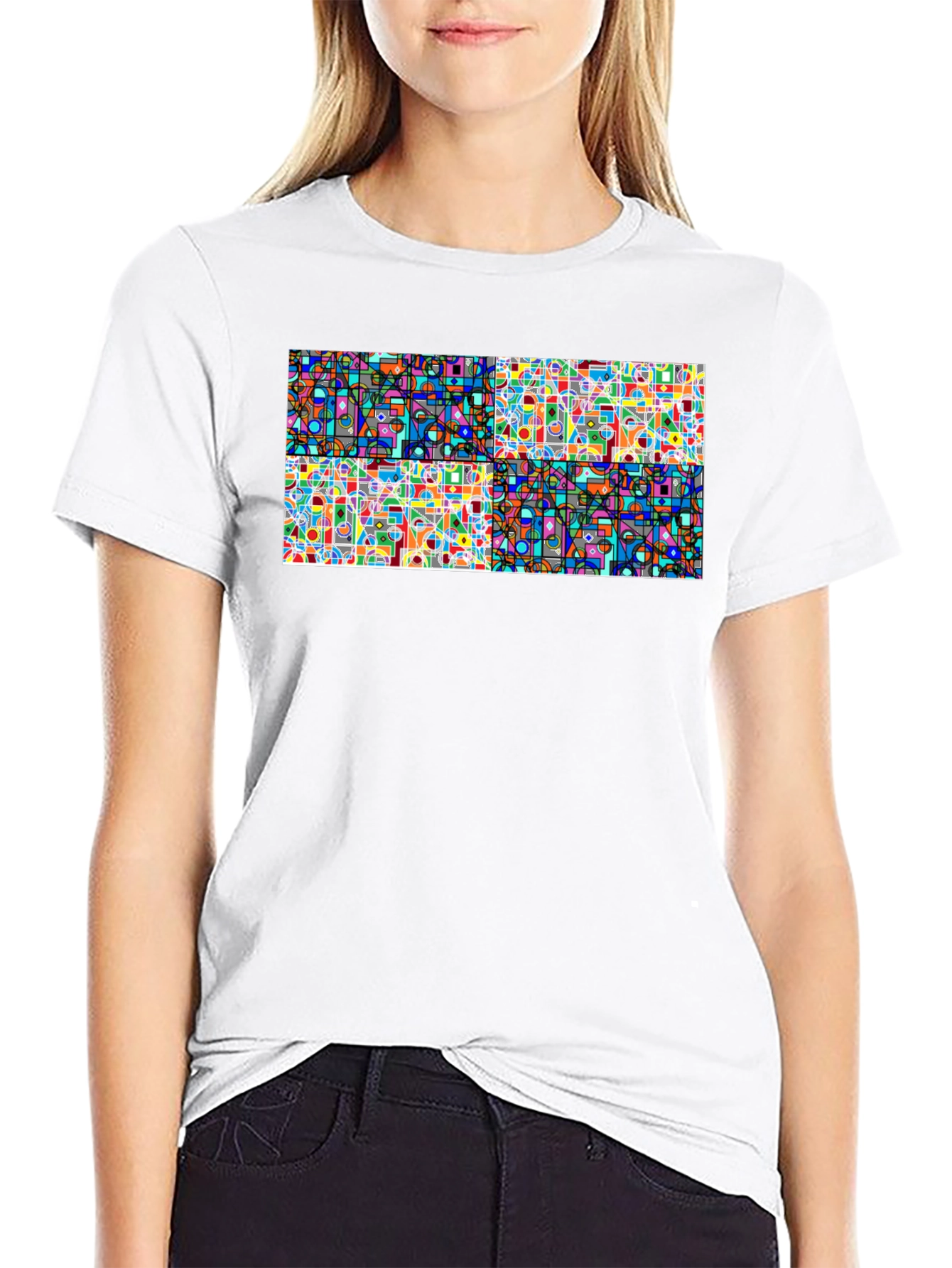 Abstract Geometric Art T-Shirt