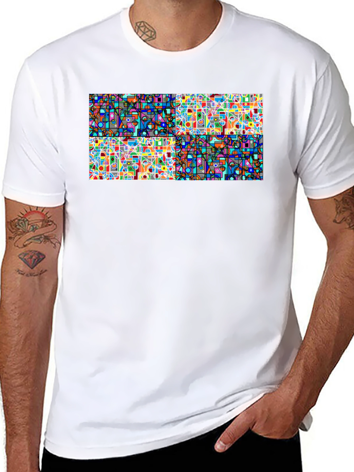 Abstract Geometric Art T-Shirt