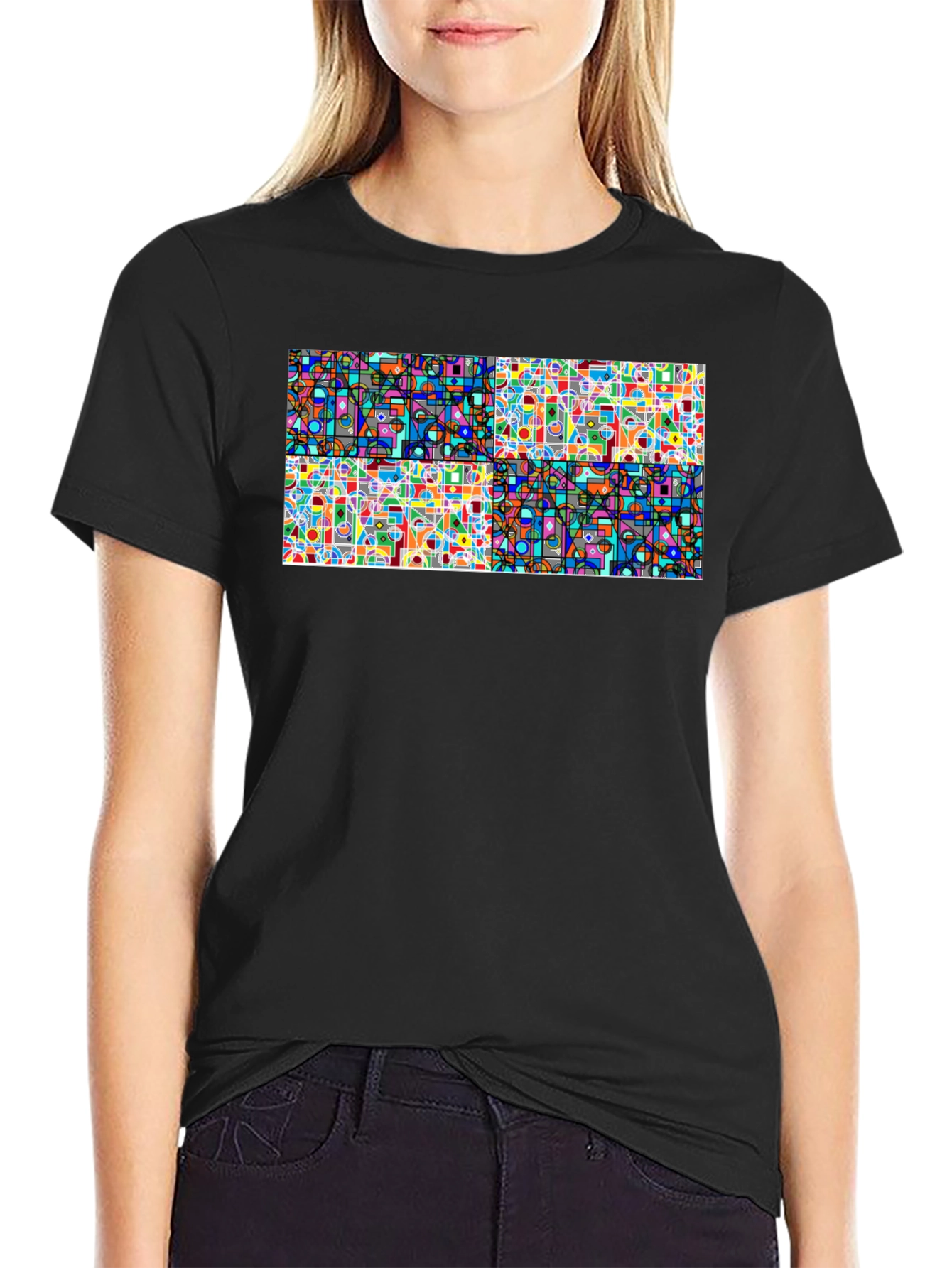 Abstract Geometric Art T-Shirt