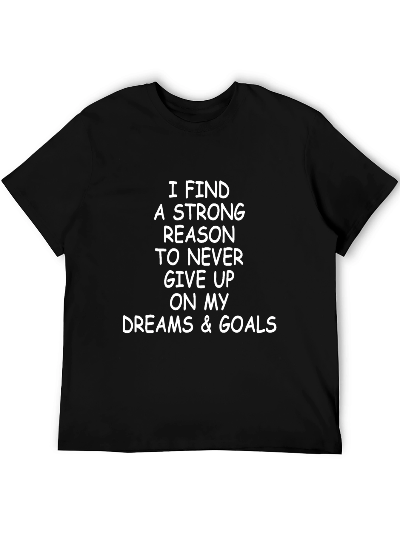 Motivational Graphic Tee - Never Give Up