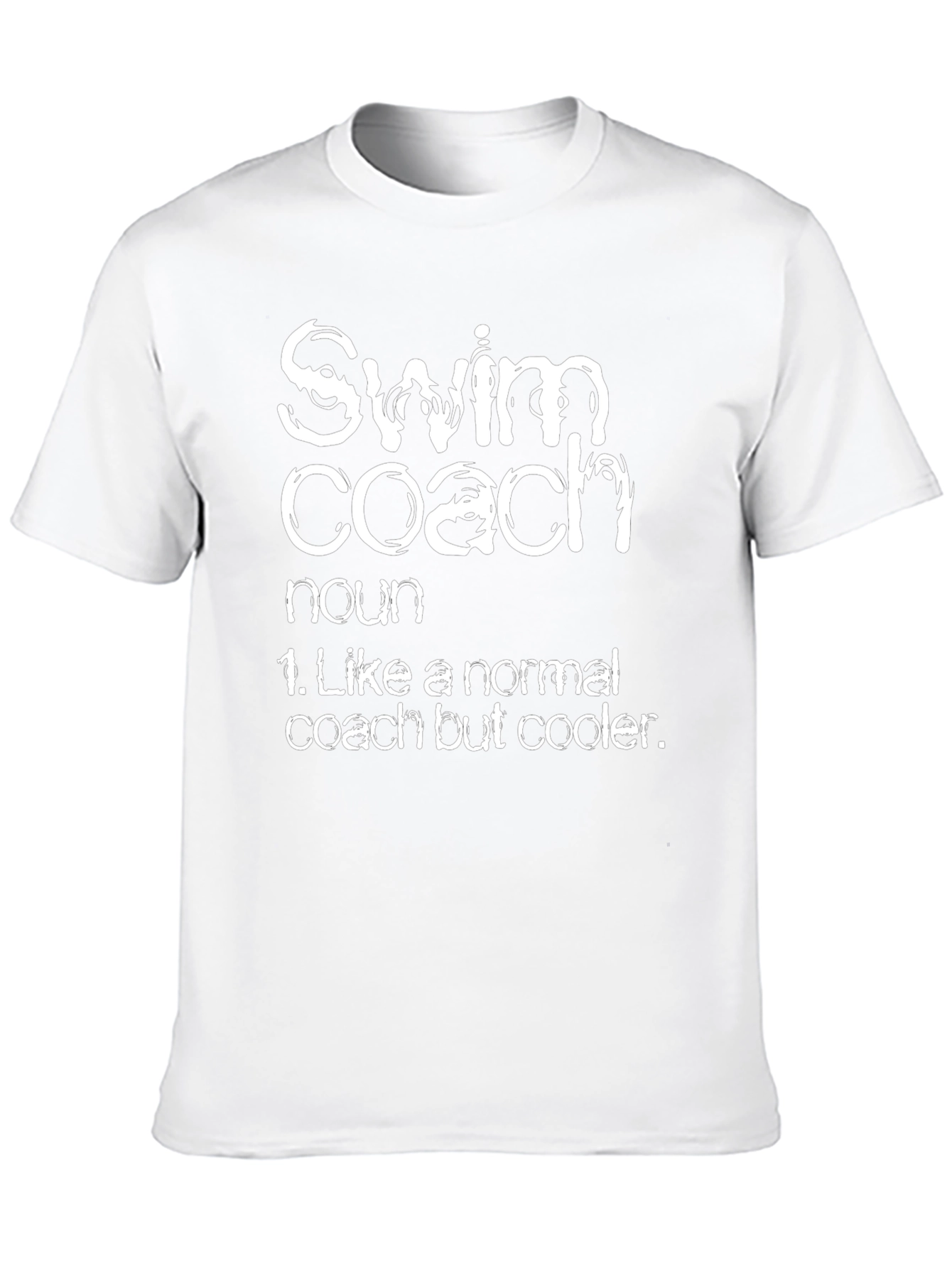 Swim Coach Definition T-Shirt - Cool Coach Tee