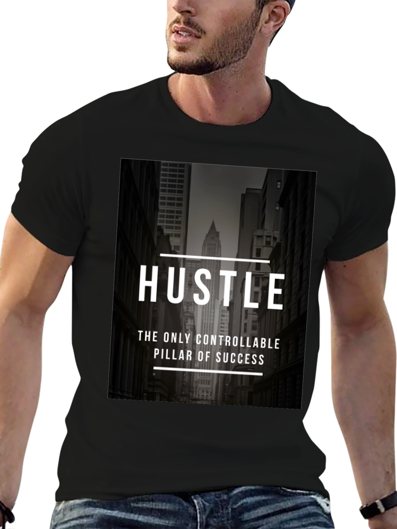 Hustle Graphic Tee - Urban Style T-Shirt