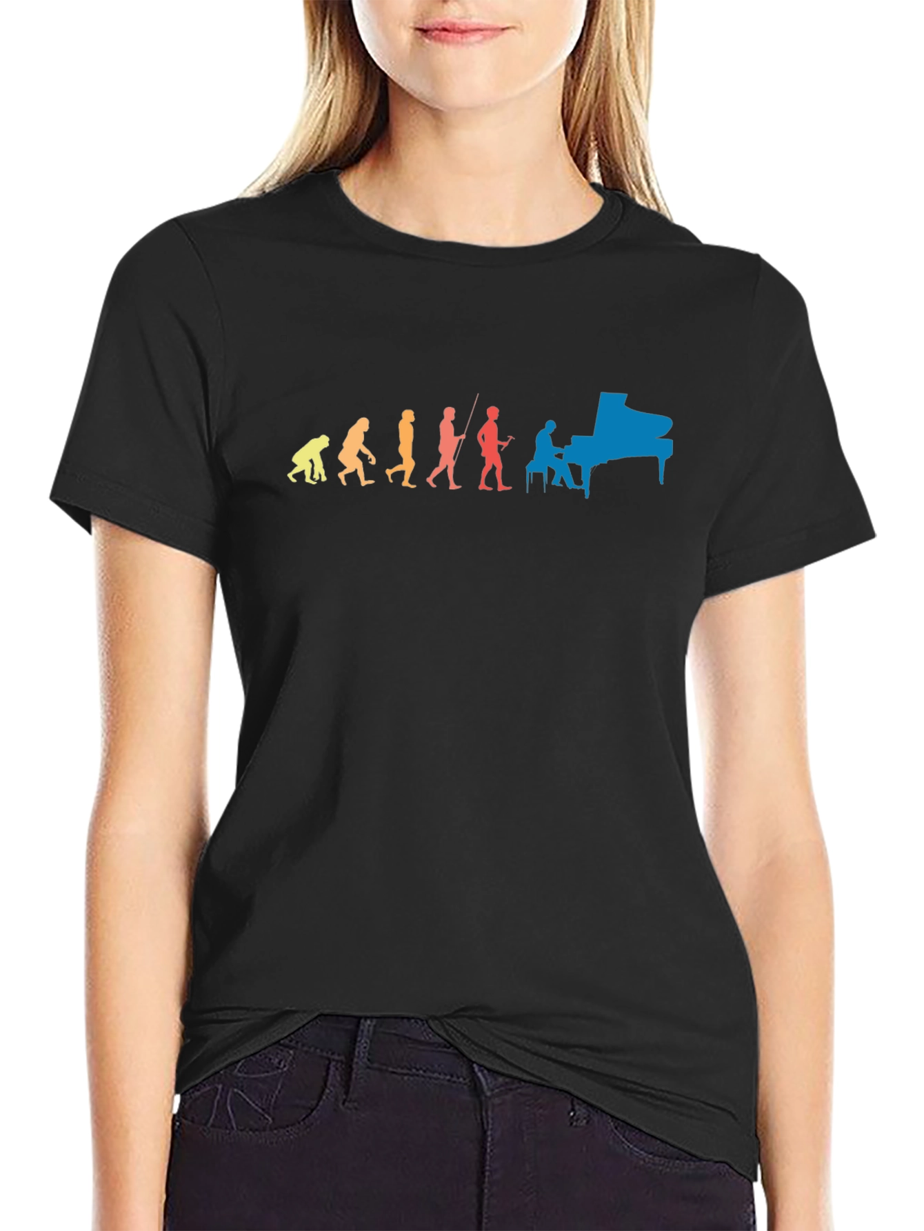Evolution of Man and Music T-Shirt