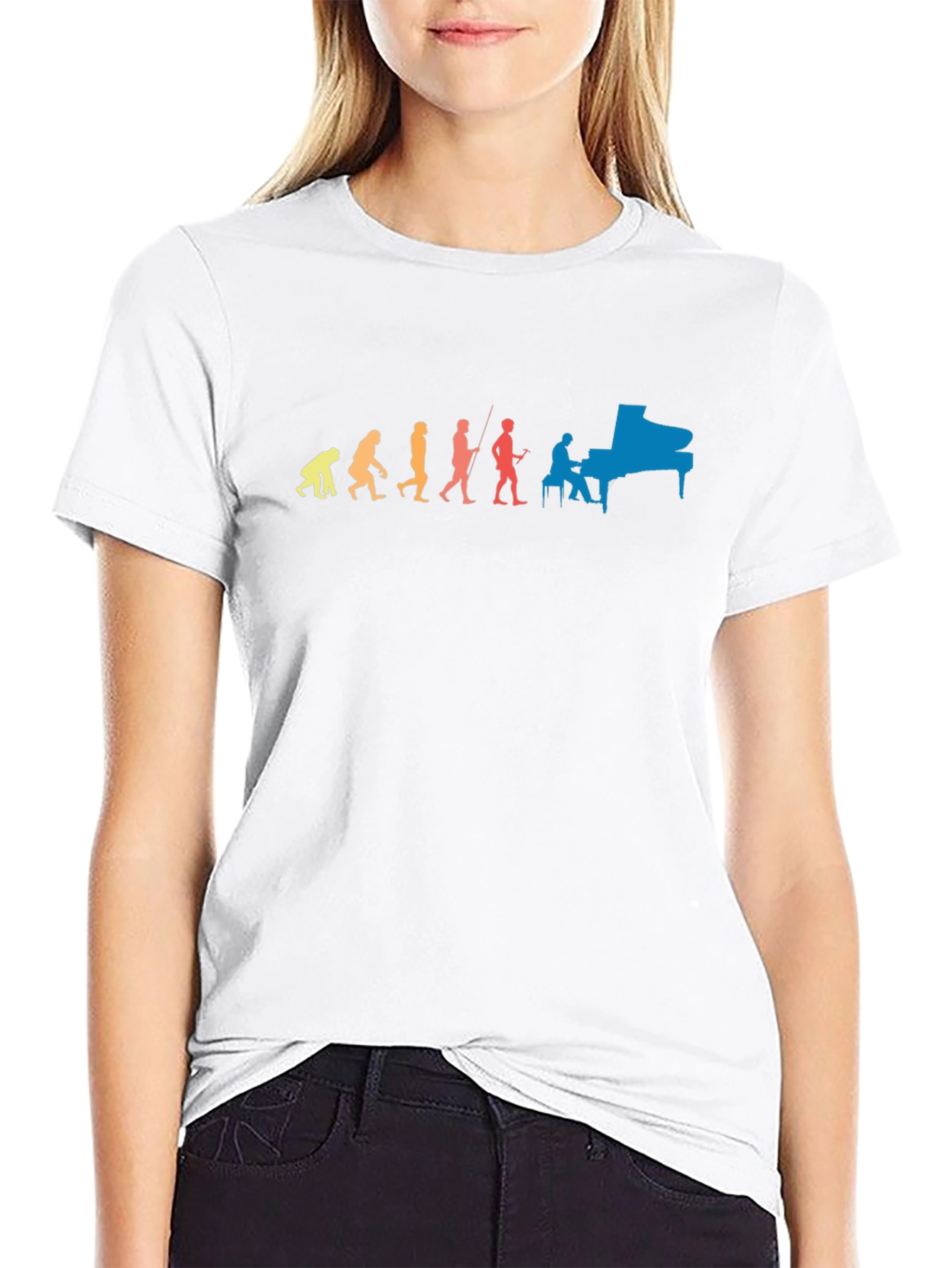 Evolution of Man and Music T-Shirt
