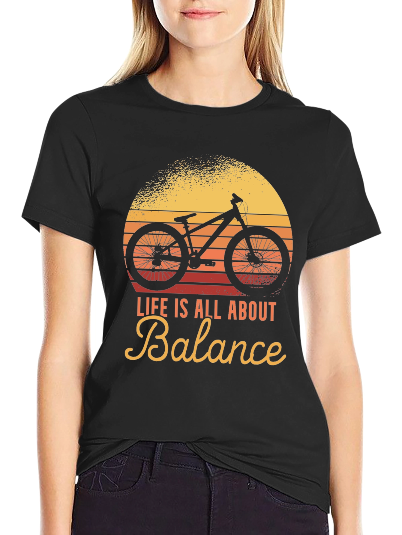 Life is All About Balance Bike T-Shirt