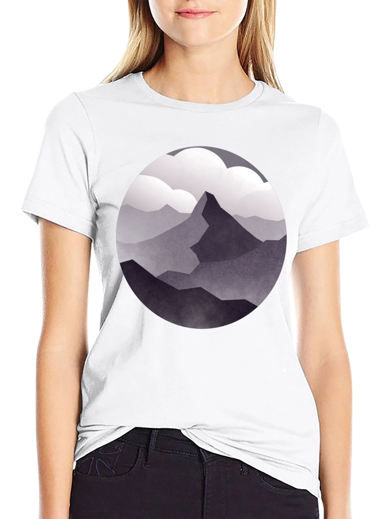 Mountain Peak Graphic Tee - Nature Inspired Design
