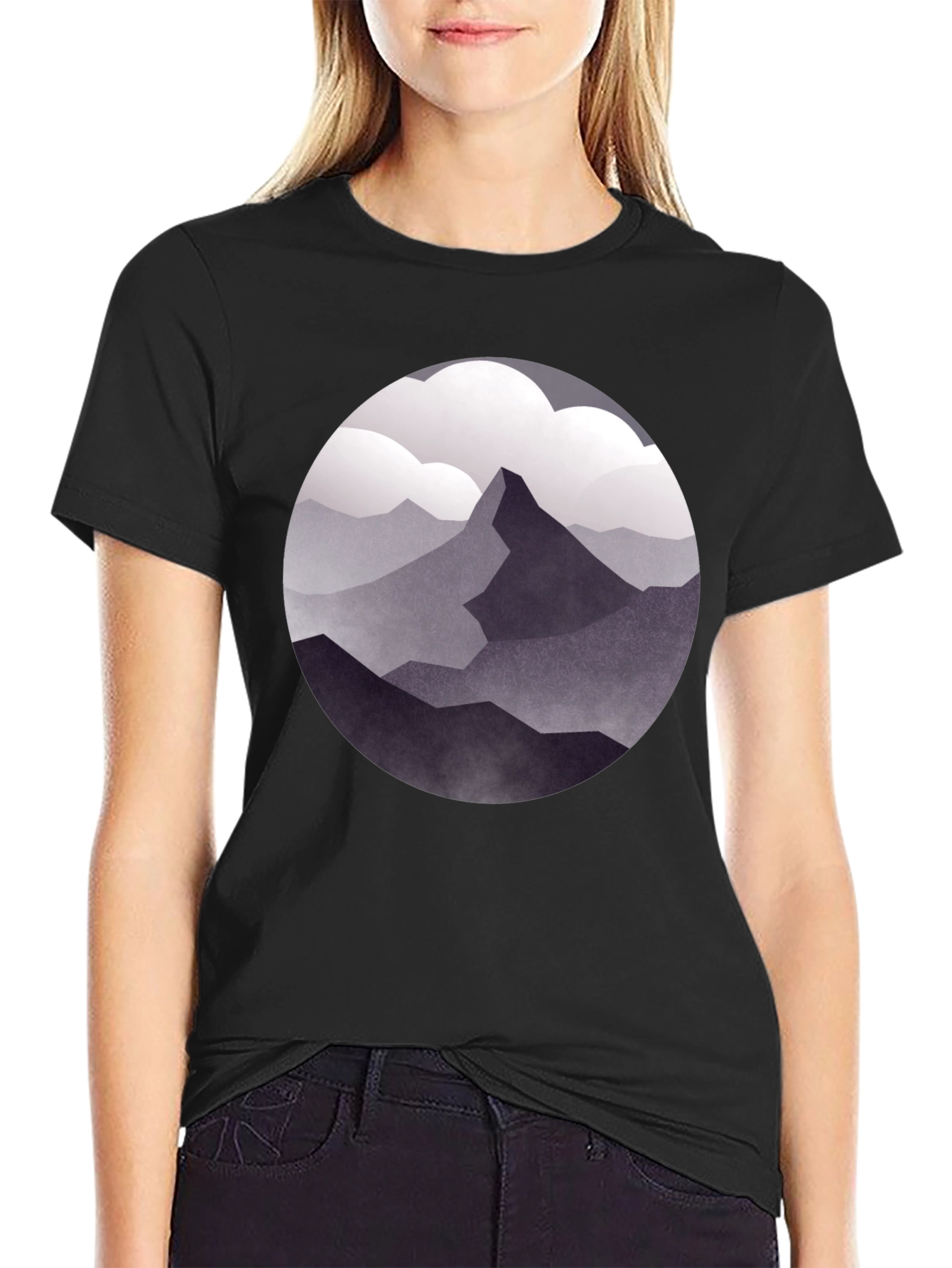 Mountain Peak Graphic Tee - Nature Inspired Design