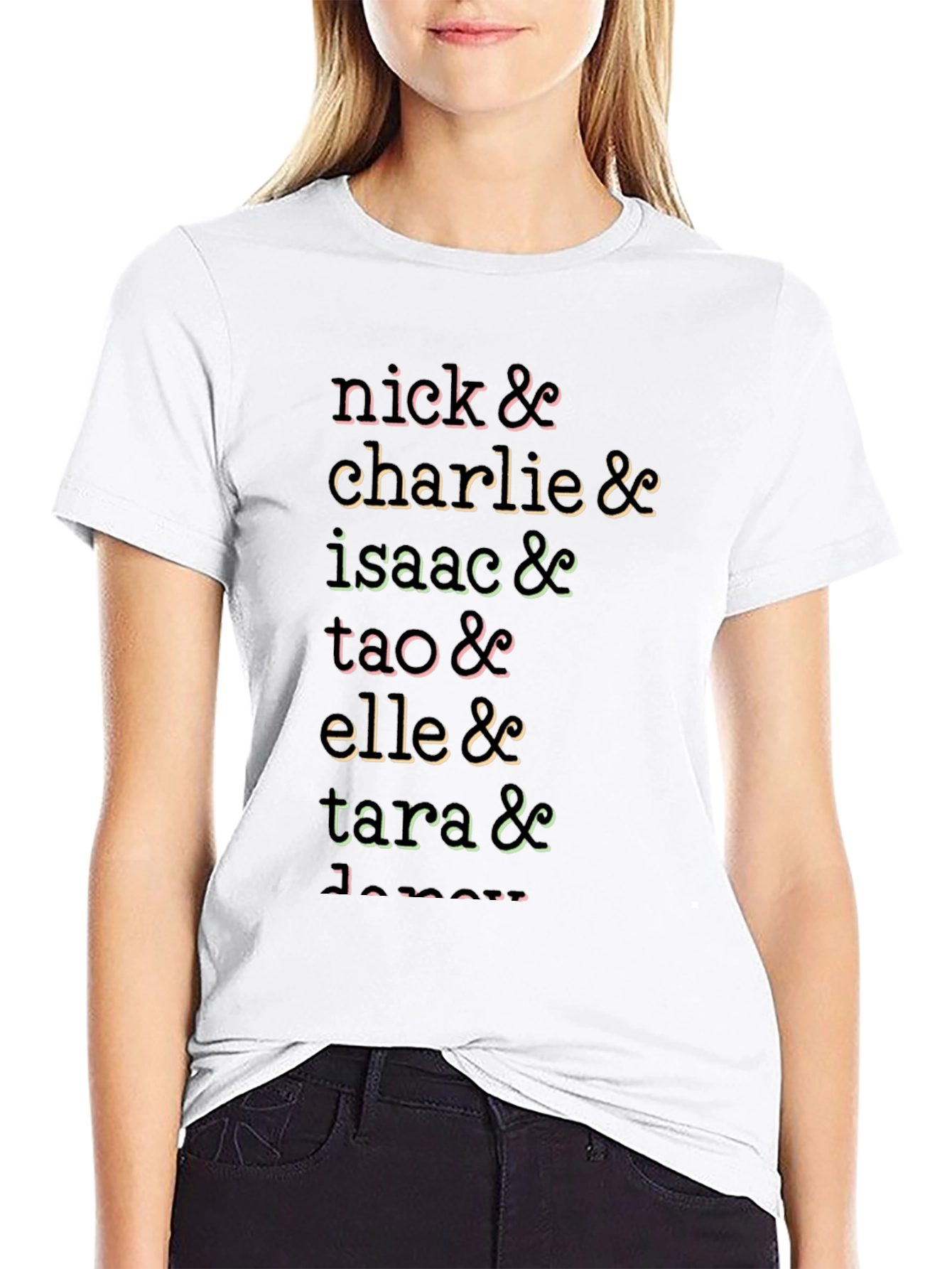 Heartstopper Names Graphic Tee