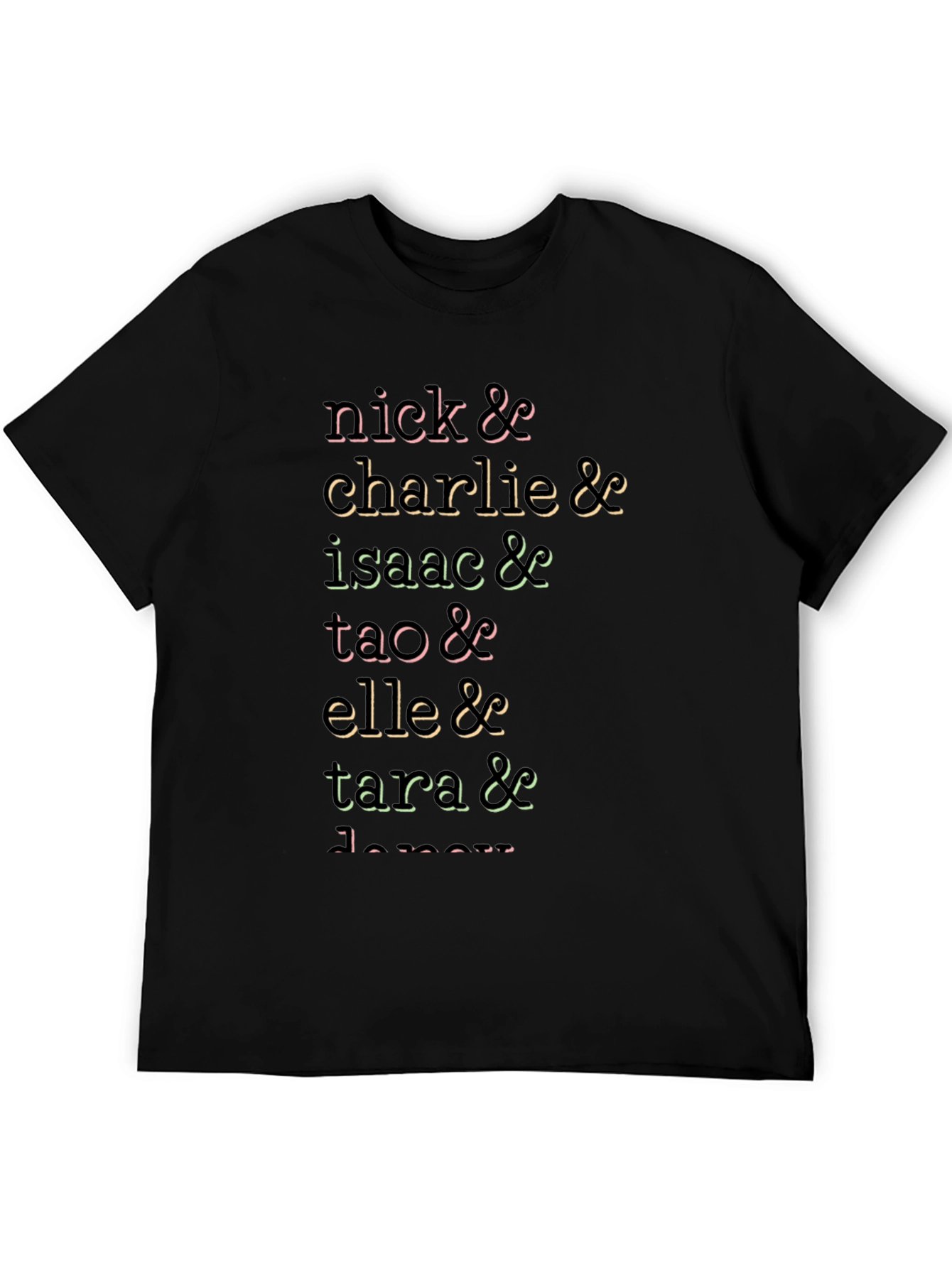 Heartstopper Names Graphic Tee