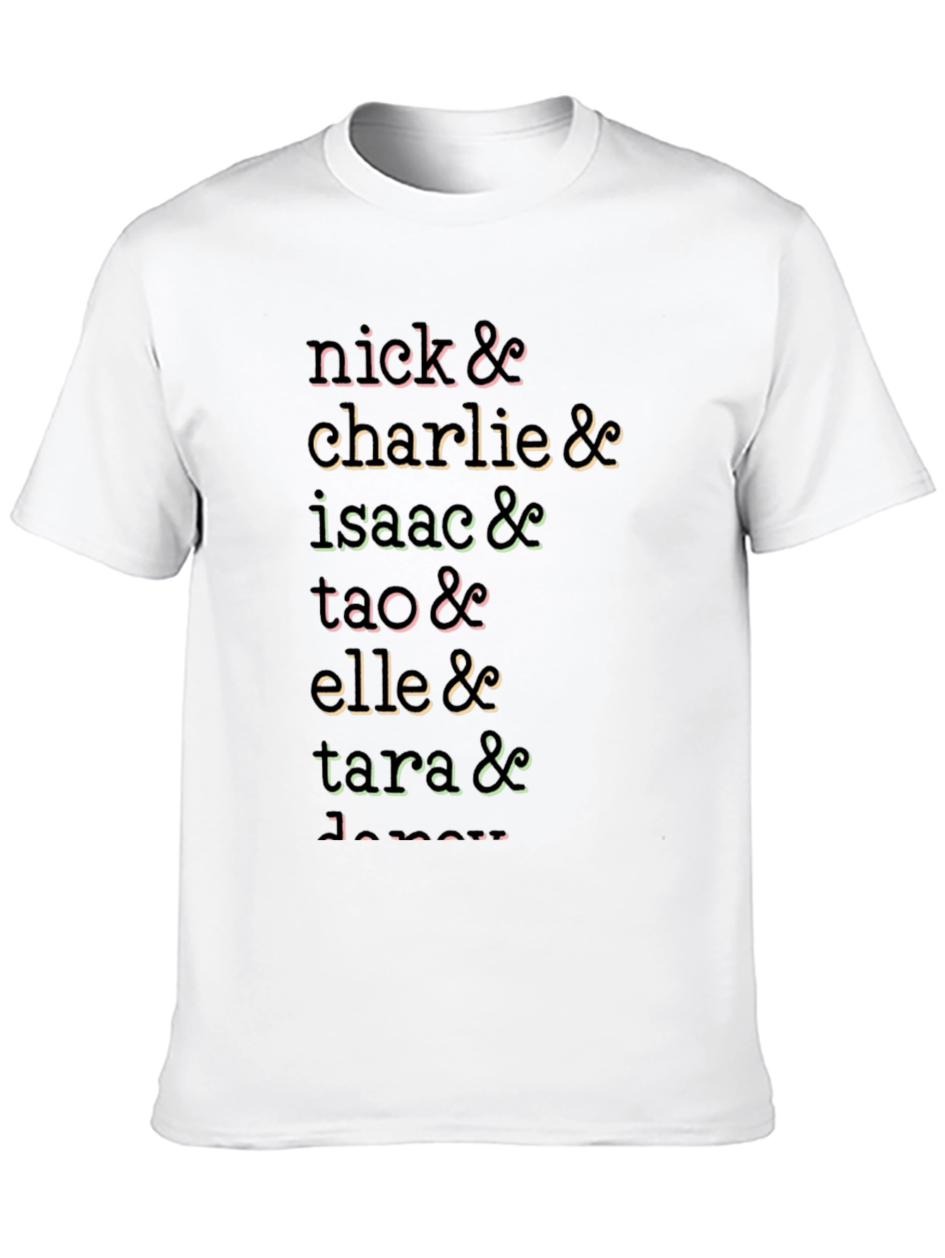 Heartstopper Names Graphic Tee