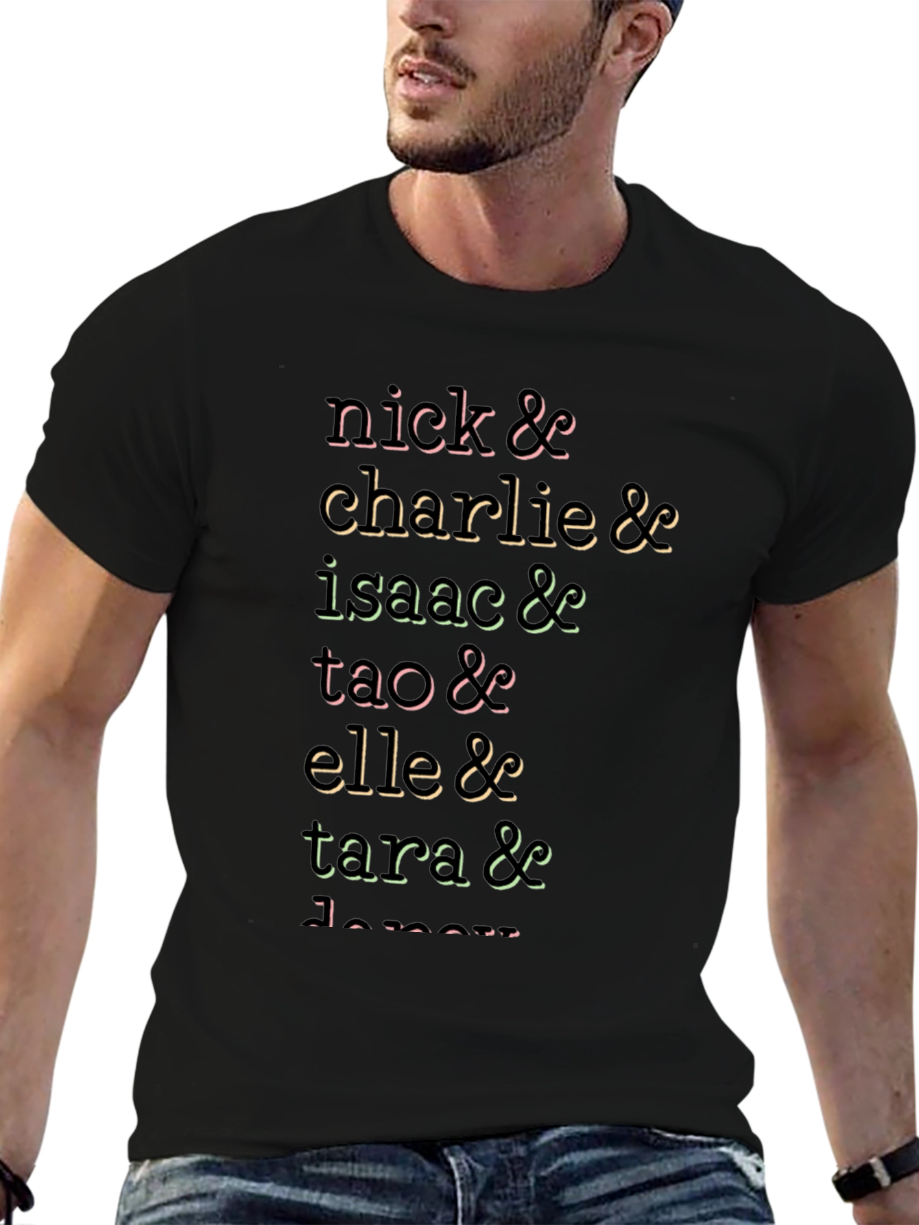 Heartstopper Names Graphic Tee