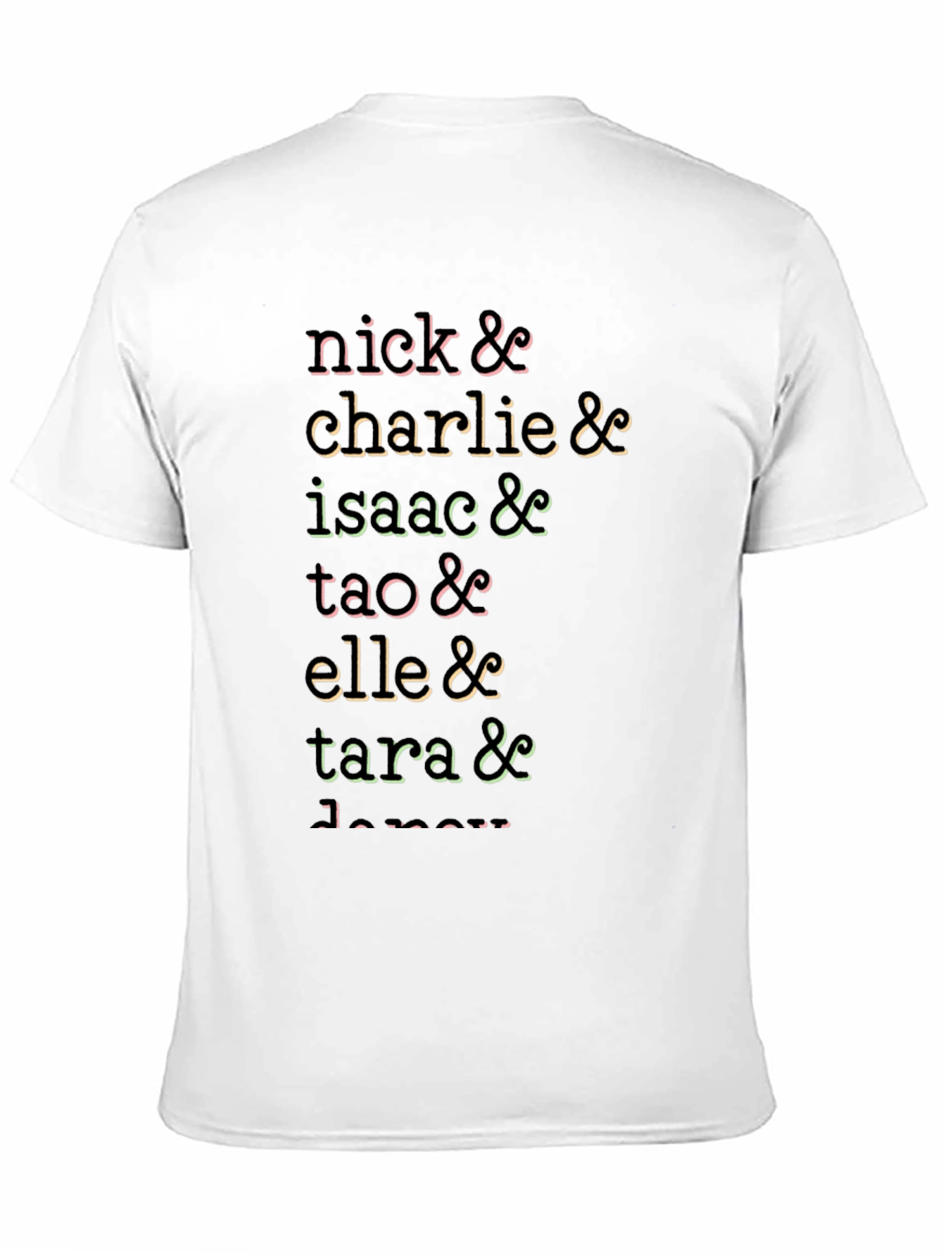 Heartstopper Names Graphic Tee
