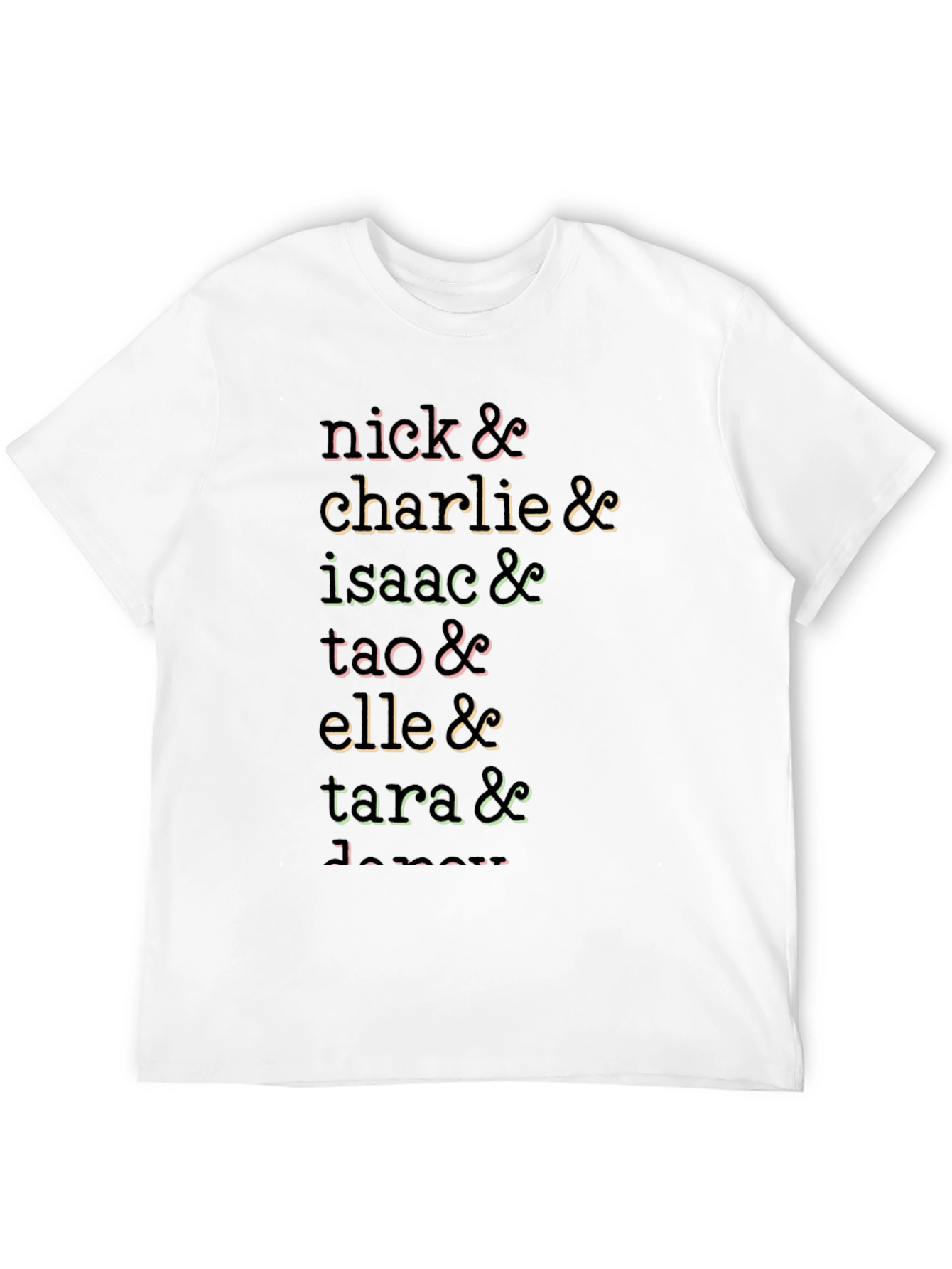 Heartstopper Names Graphic Tee