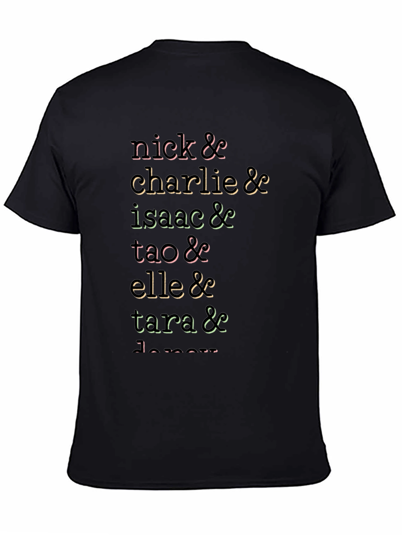Heartstopper Names Graphic Tee