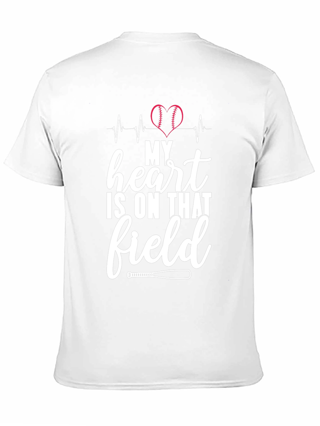 Baseball Heartbeat T-Shirt