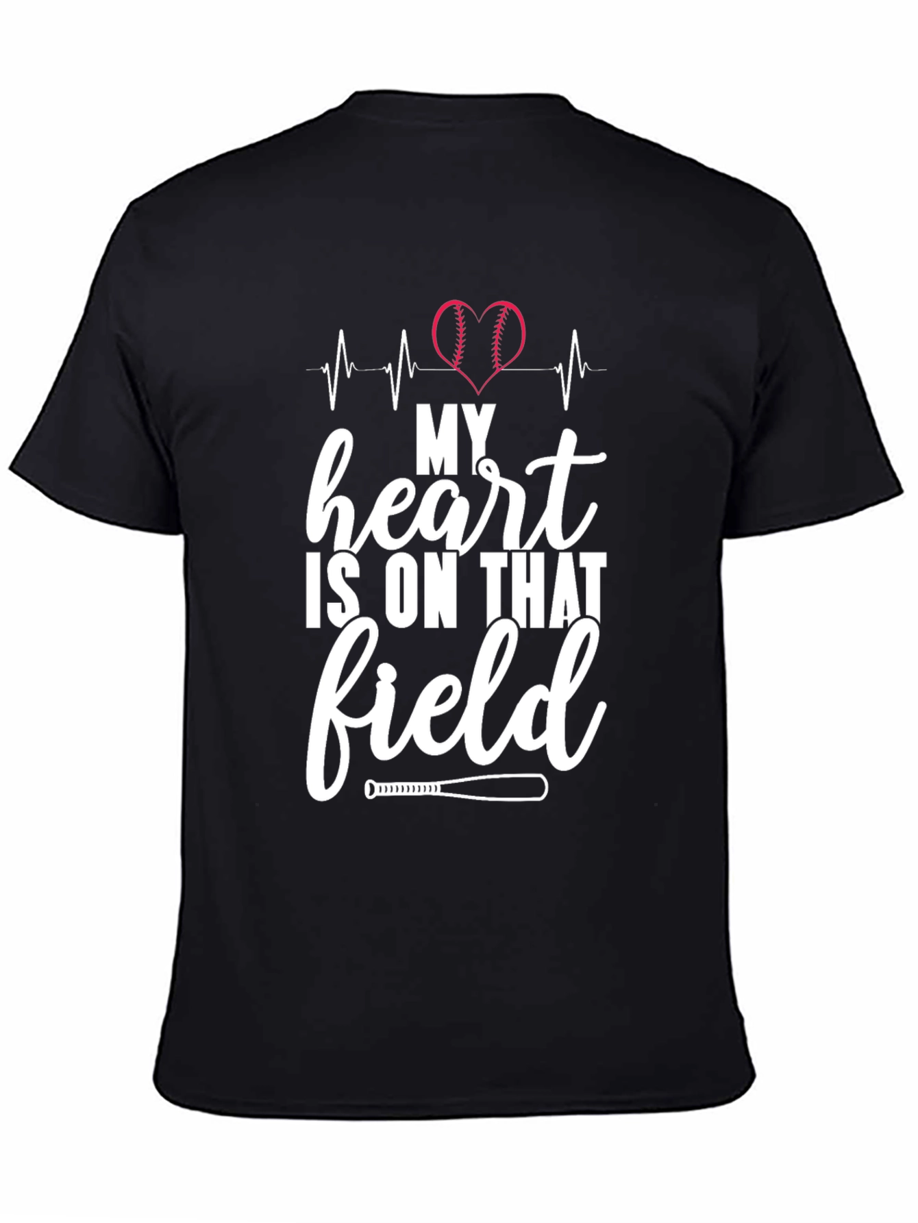 Baseball Heartbeat T-Shirt