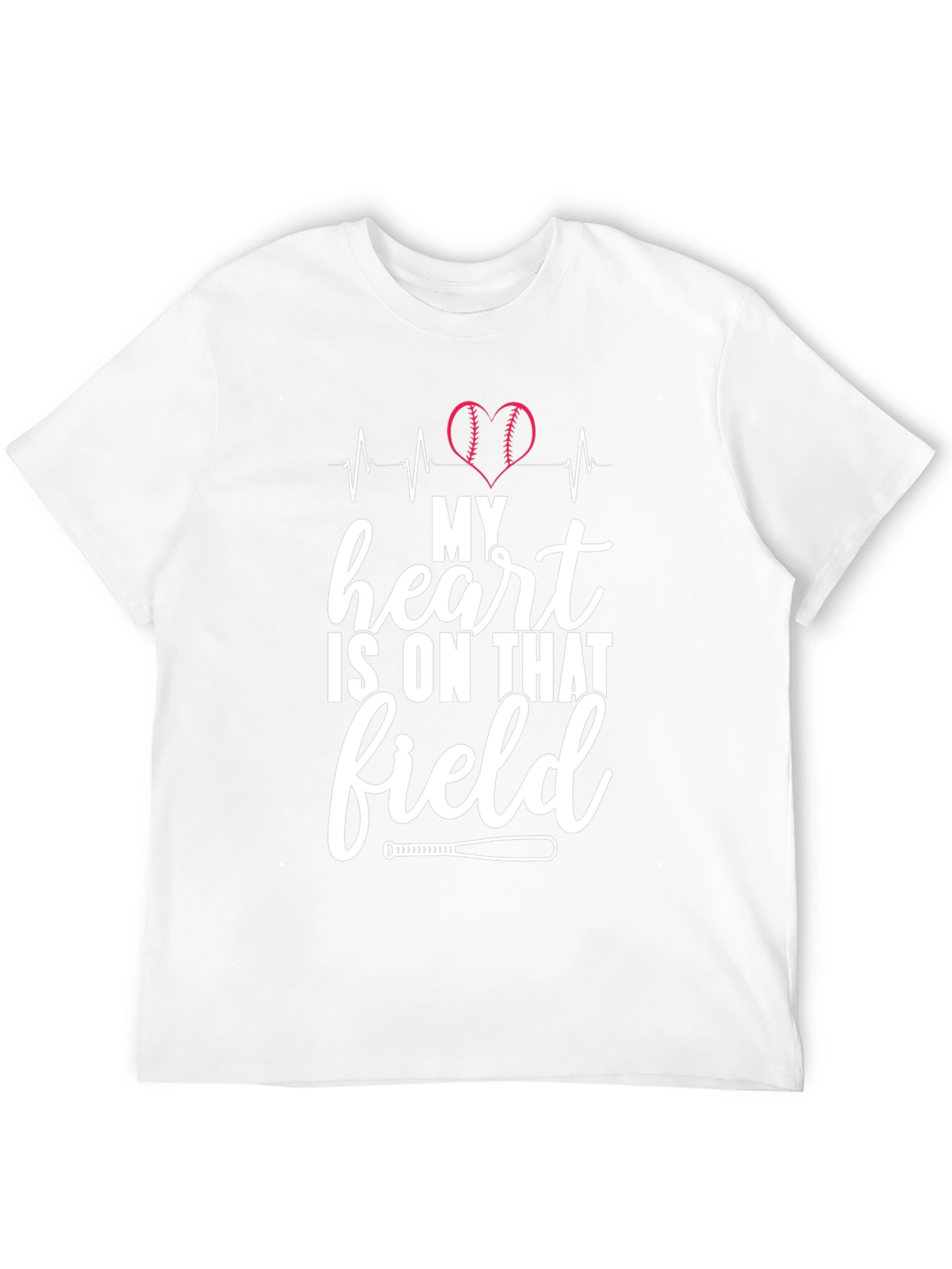 Baseball Heartbeat T-Shirt