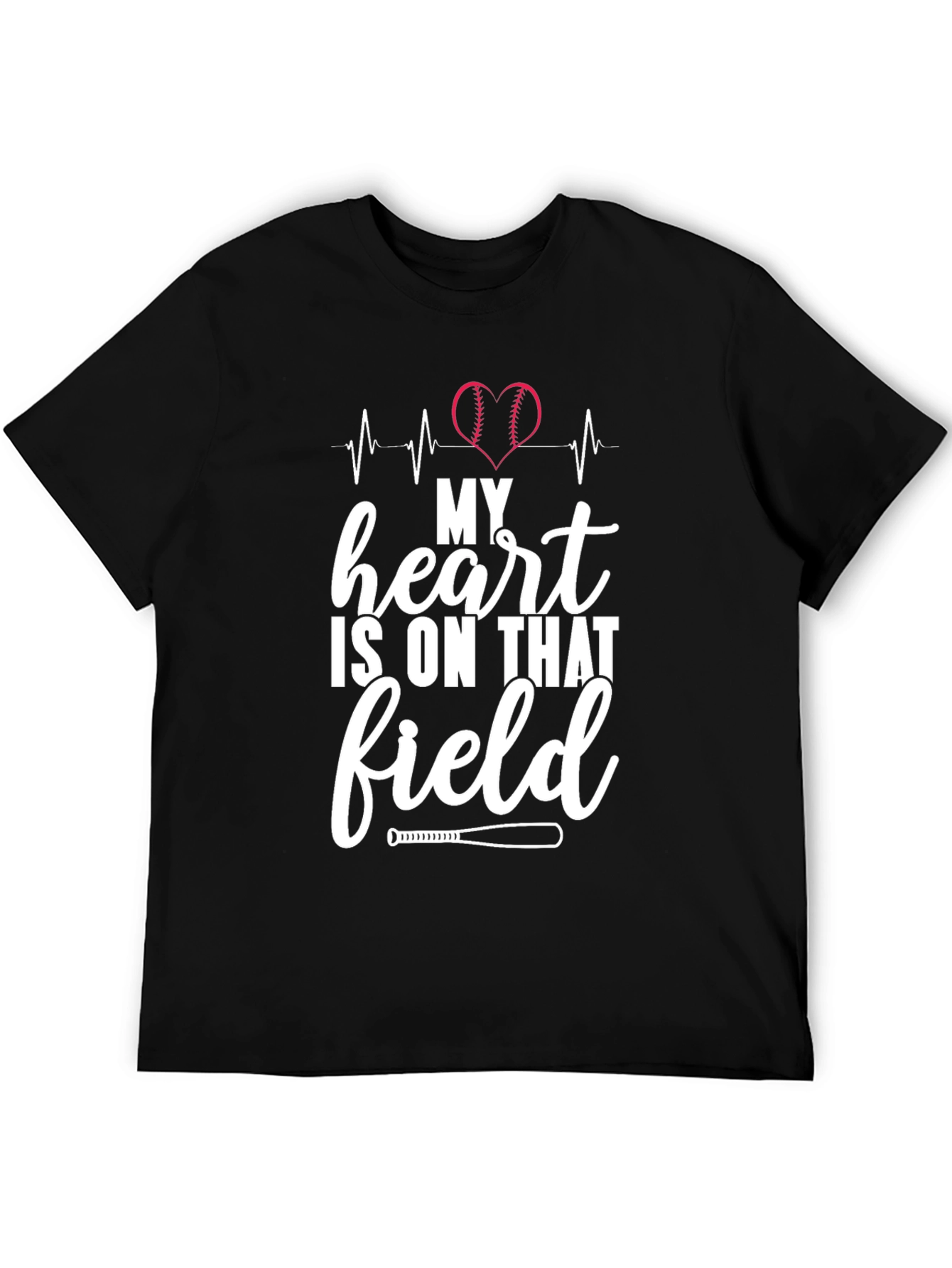 Baseball Heartbeat T-Shirt