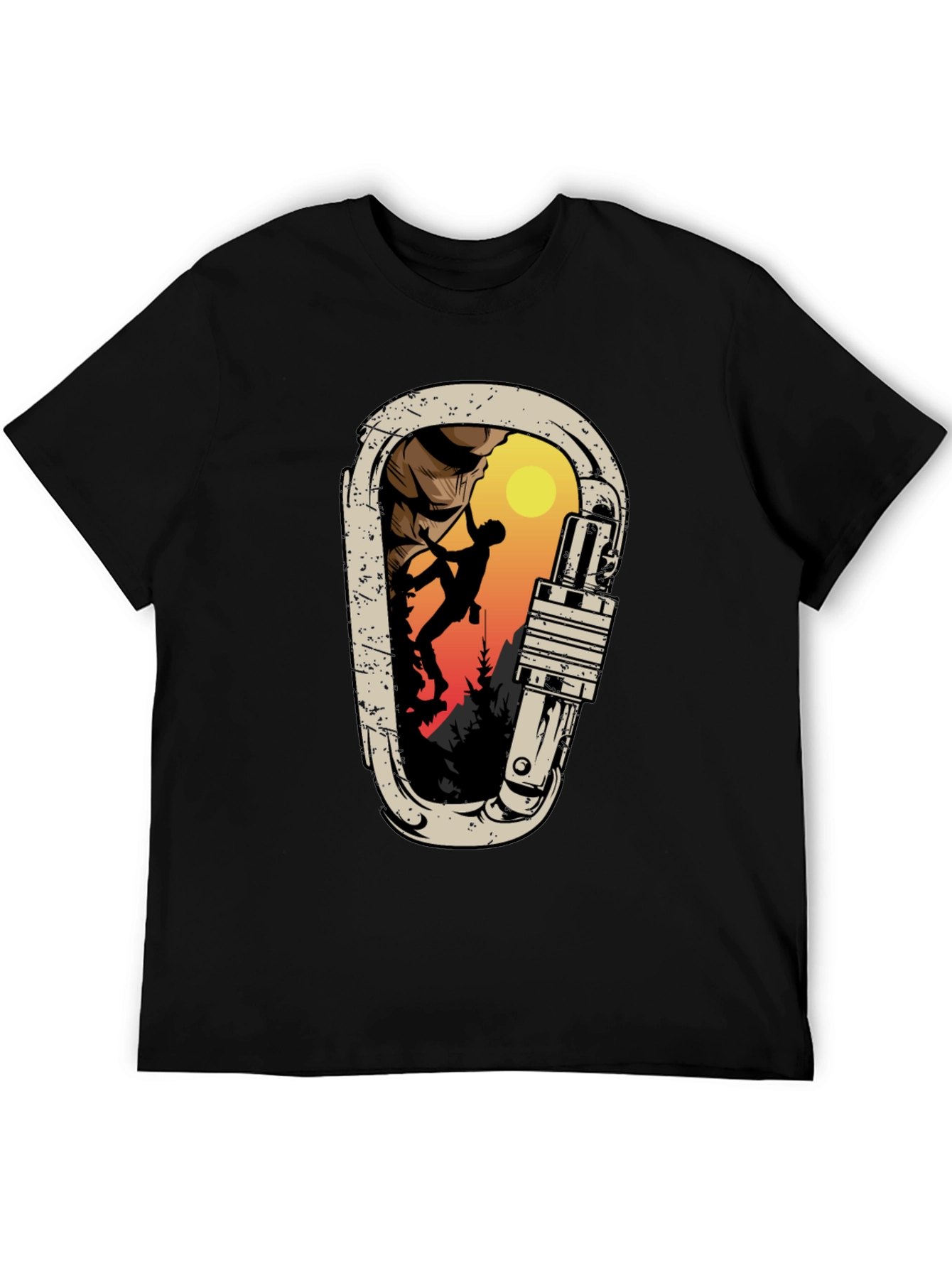 Climbing Carabiner Graphic T-Shirt