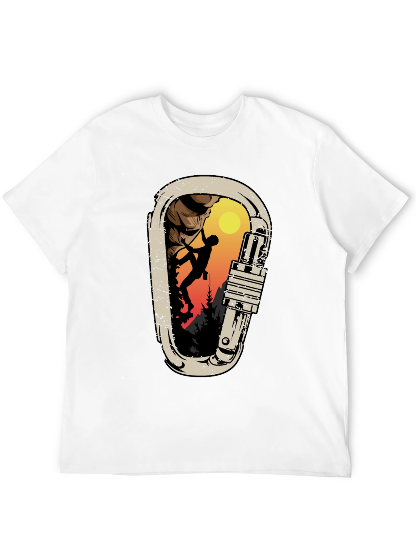 Climbing Carabiner Graphic T-Shirt