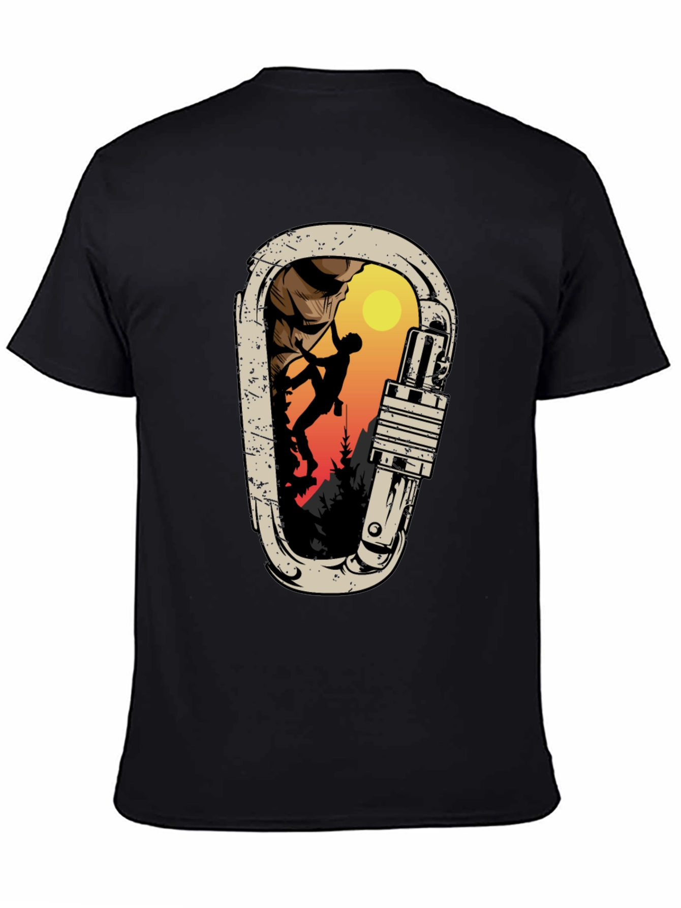 Climbing Carabiner Graphic T-Shirt