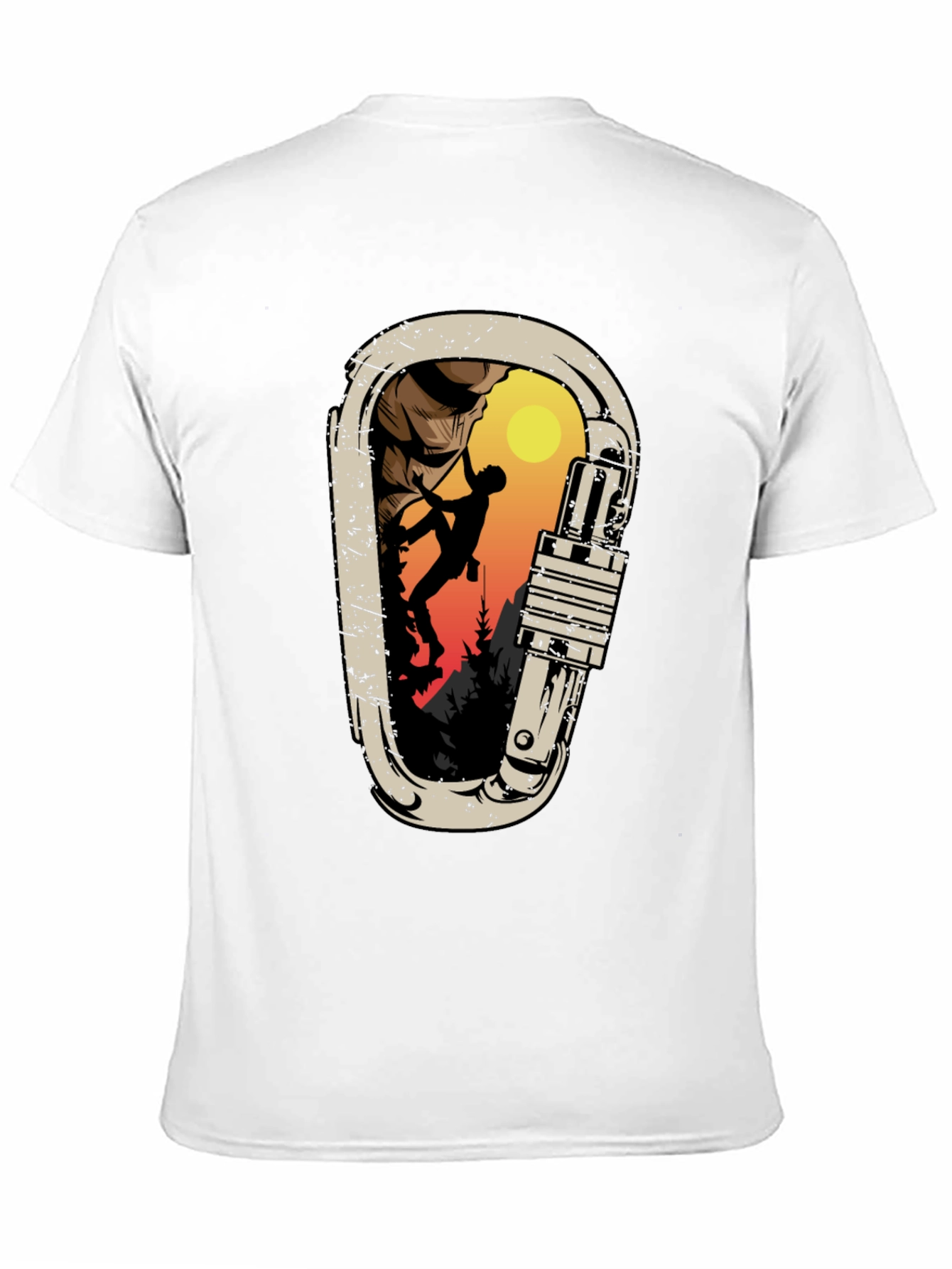 Climbing Carabiner Graphic T-Shirt