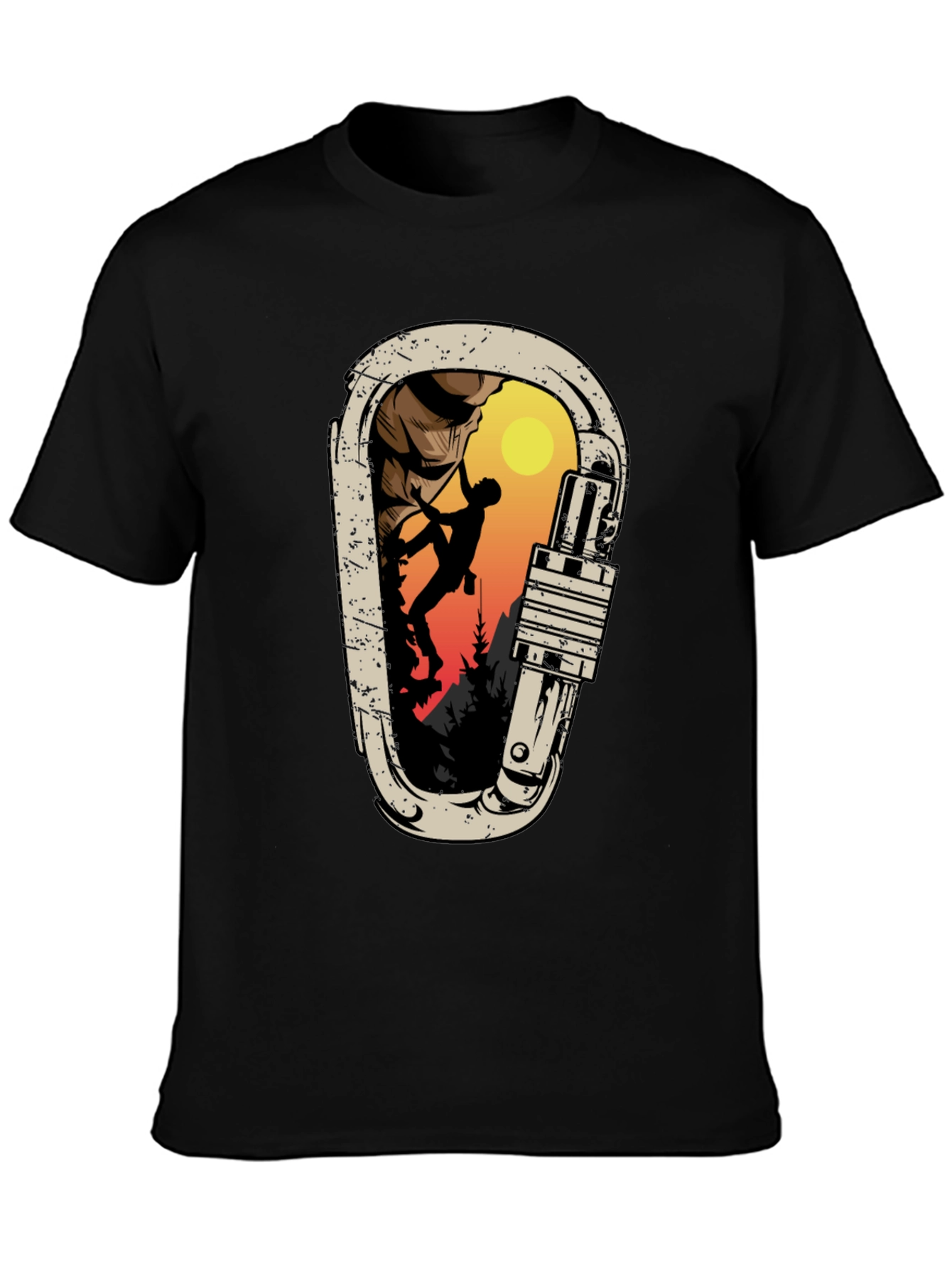 Climbing Carabiner Graphic T-Shirt