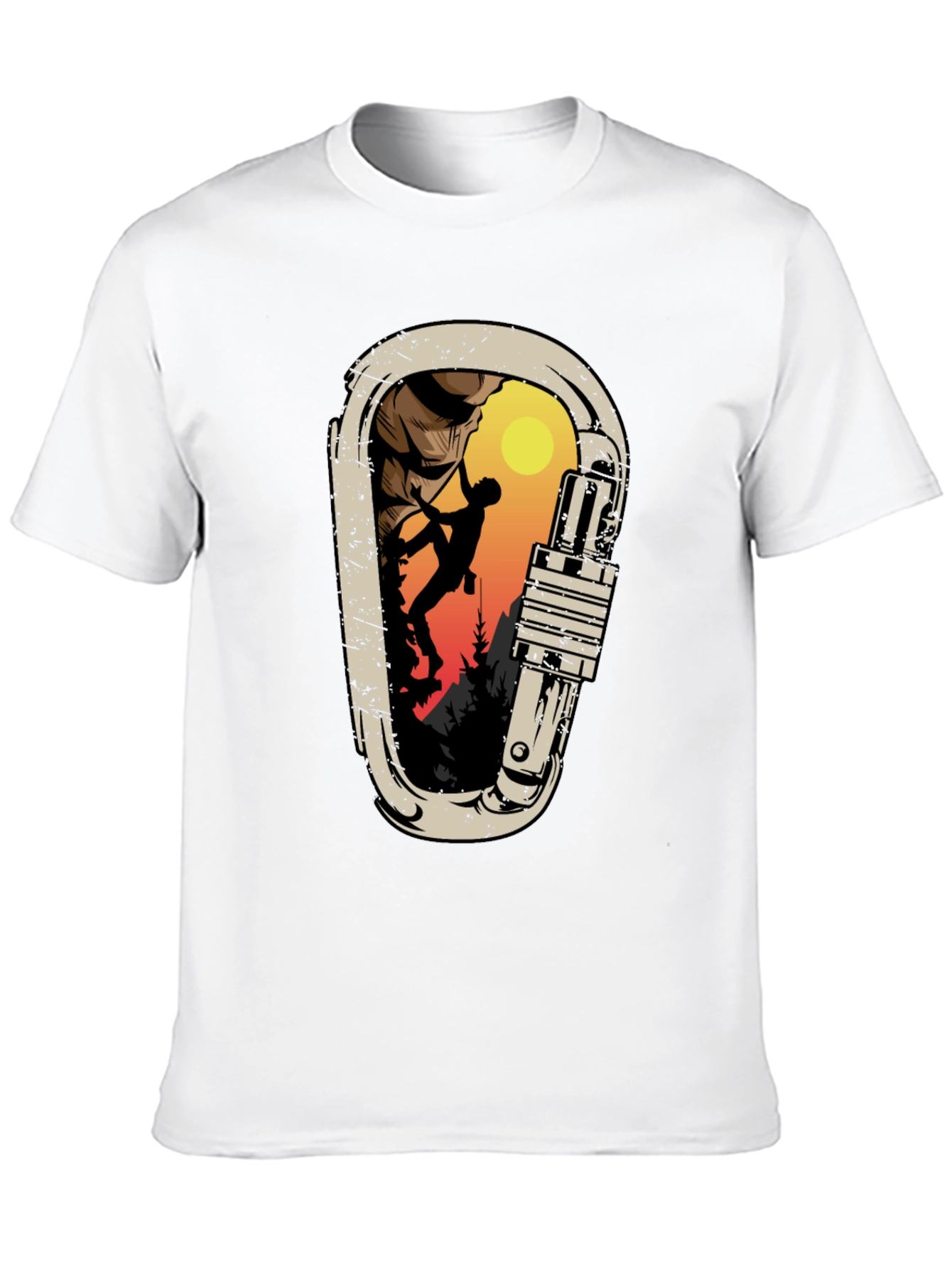 Climbing Carabiner Graphic T-Shirt