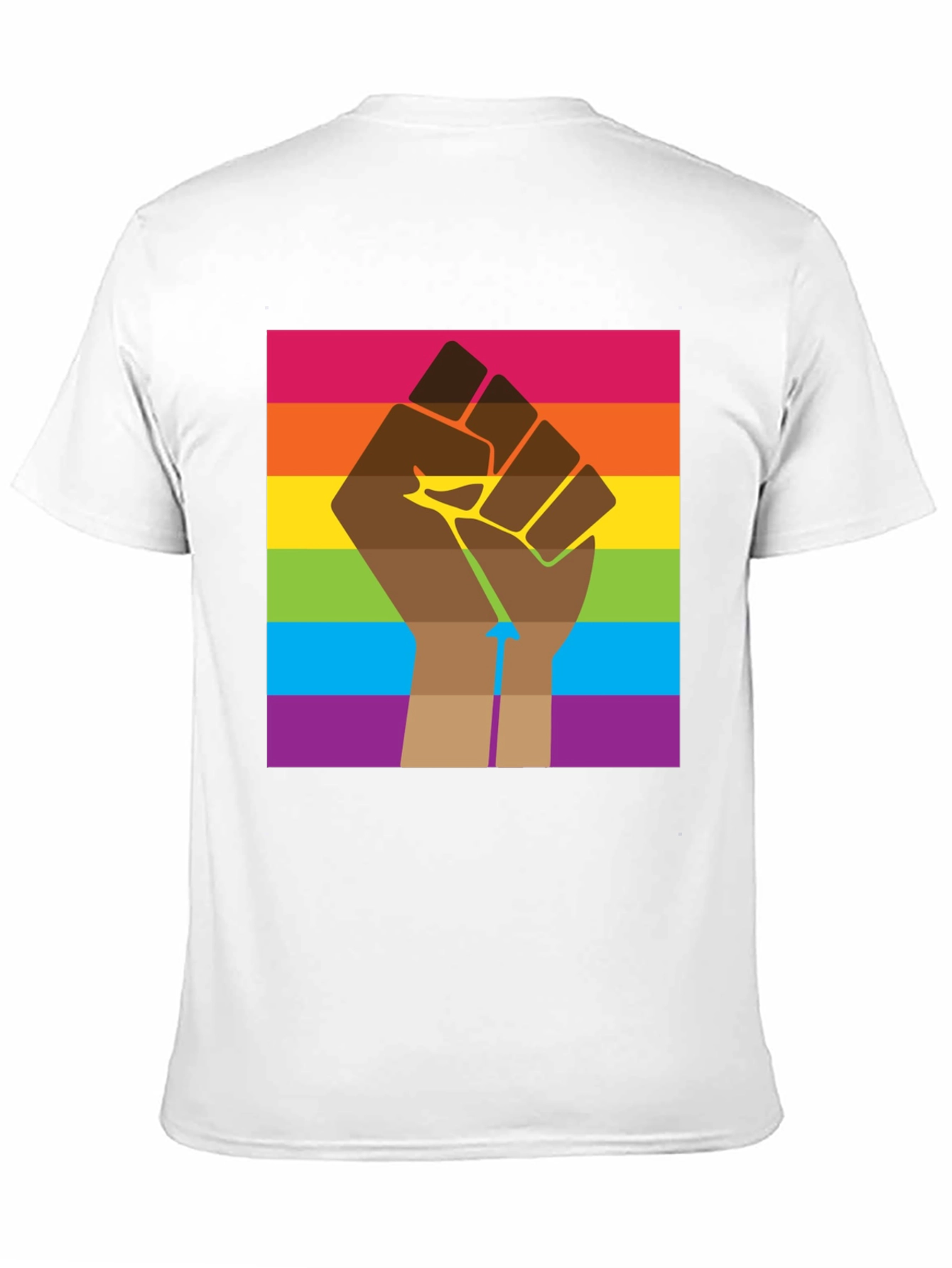 Equality Fist Rainbow T-Shirt