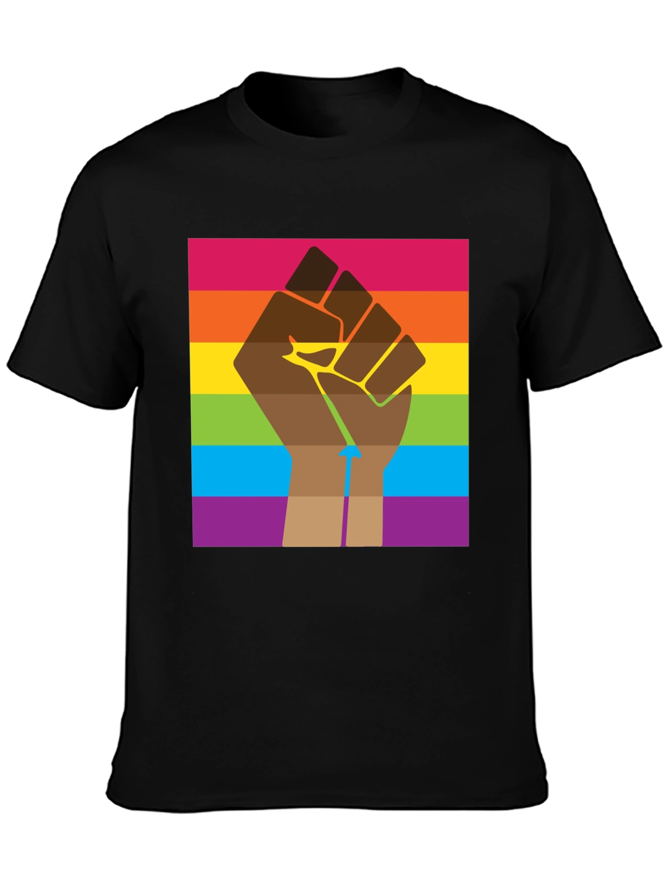 Equality Fist Rainbow T-Shirt