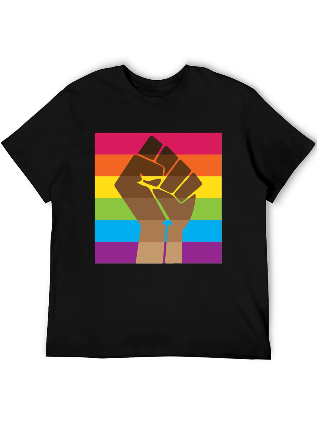 Equality Fist Rainbow T-Shirt
