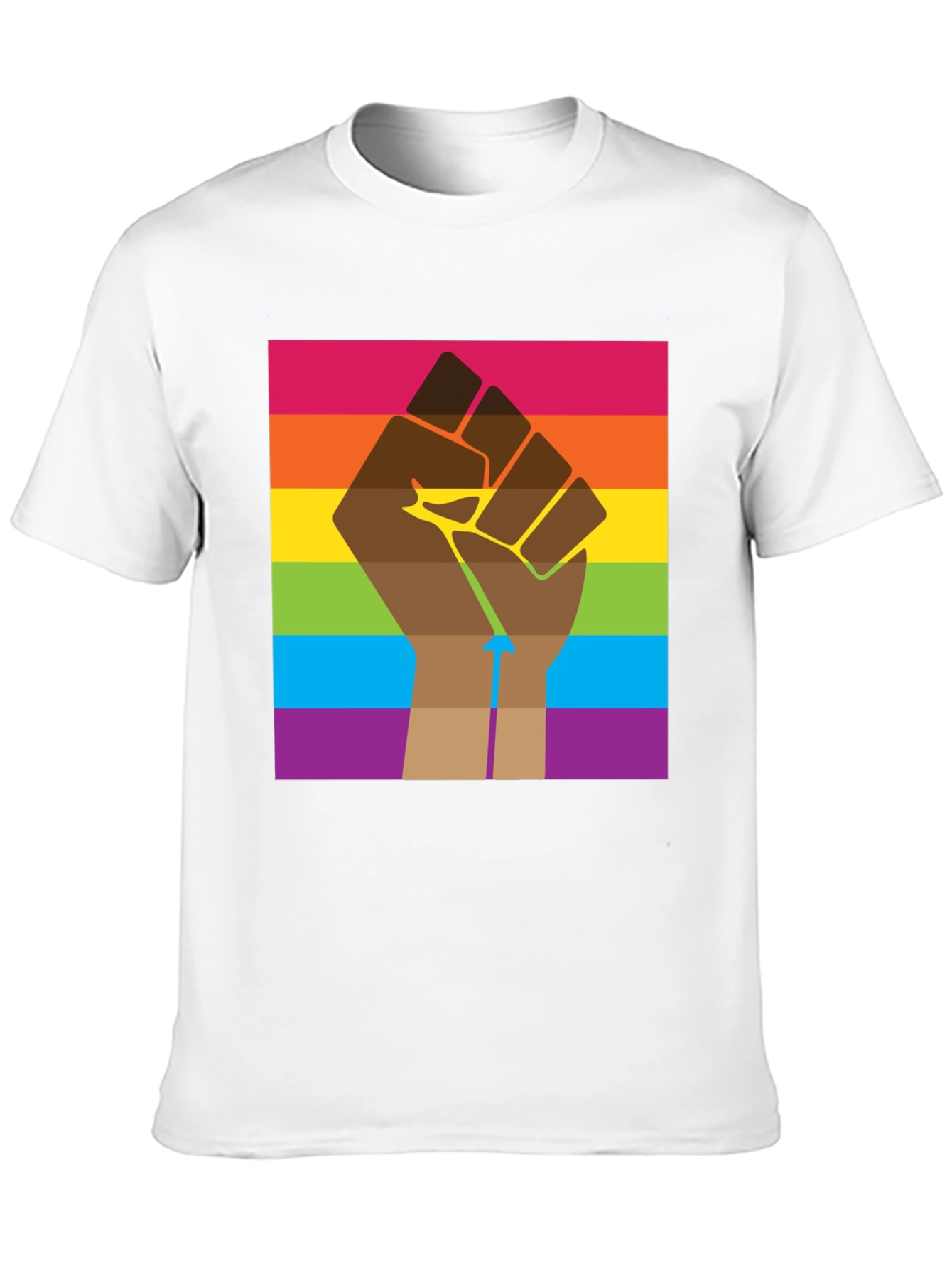 Equality Fist Rainbow T-Shirt