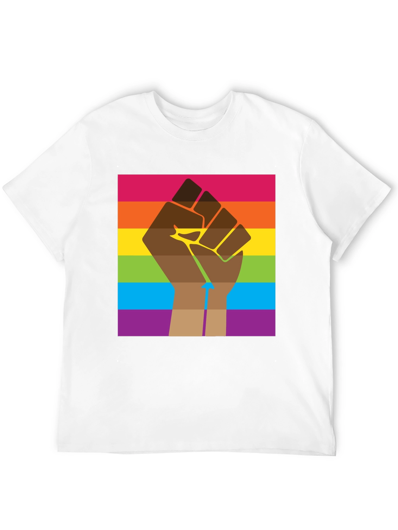 Equality Fist Rainbow T-Shirt