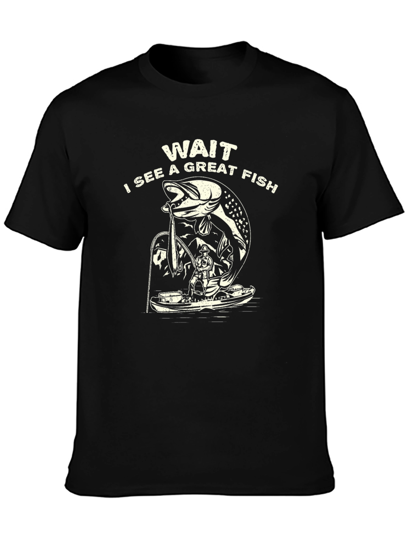 Wait I See a Great Fish Graphic Tee