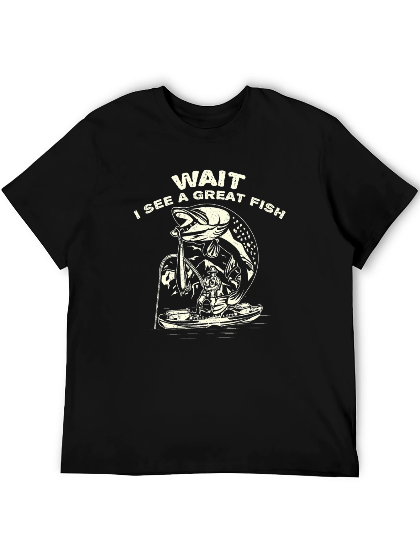Wait I See a Great Fish Graphic Tee