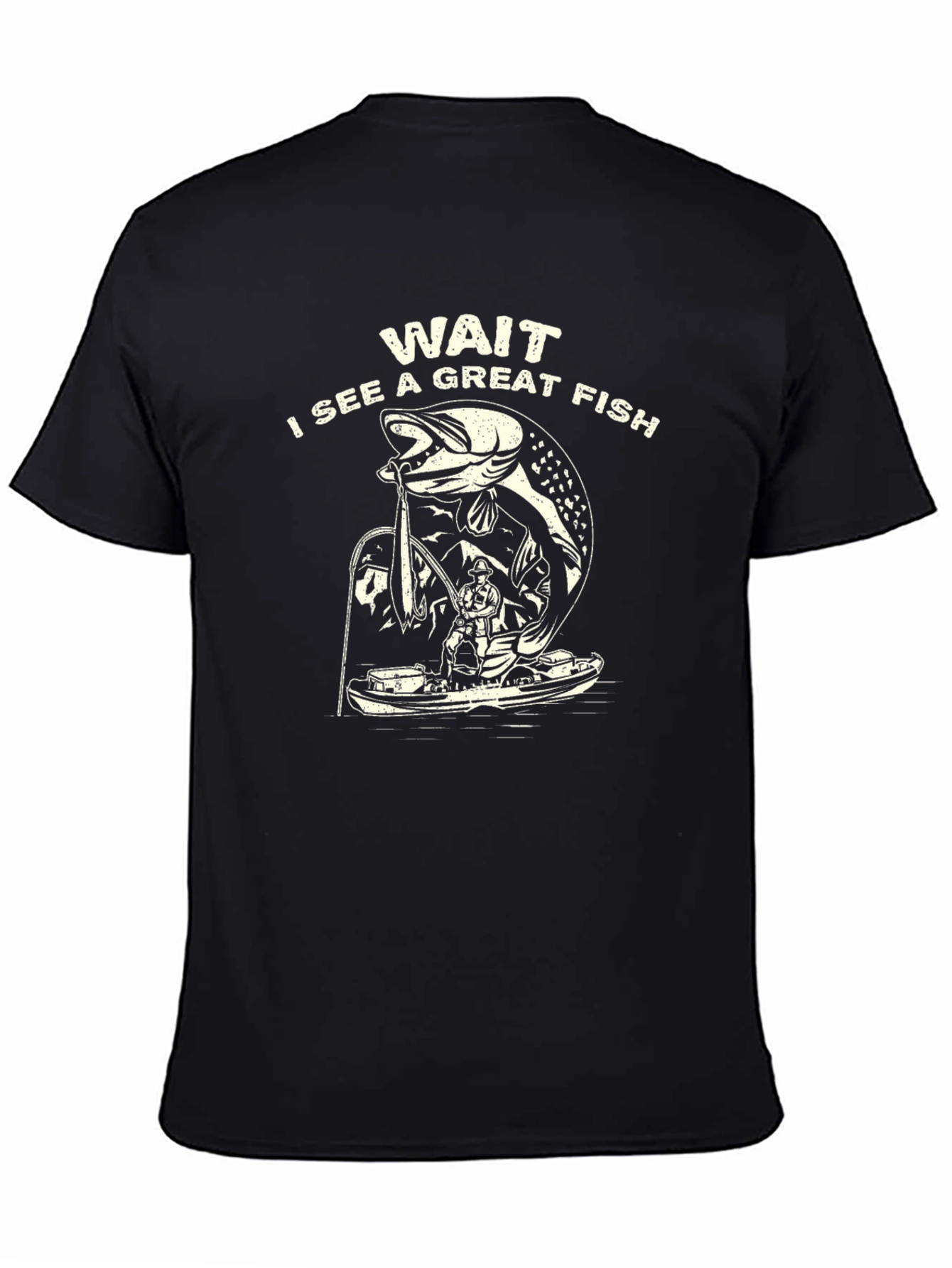 Wait I See a Great Fish Graphic Tee