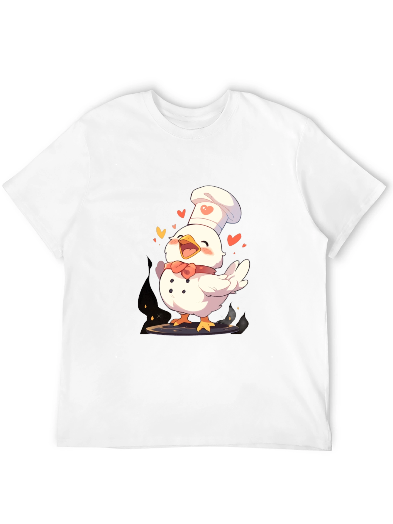 Chef Chicken Graphic Tee - Fun Cooking Shirt