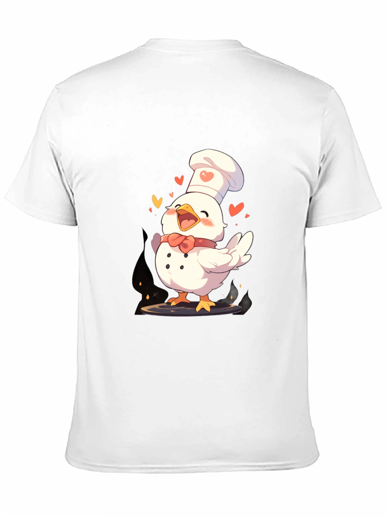 Chef Chicken Graphic Tee - Fun Cooking Shirt