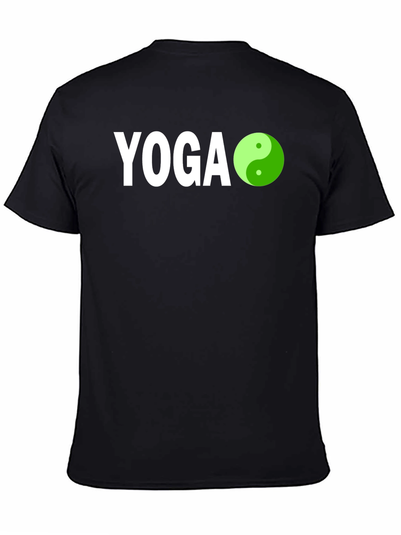 Yoga Yin Yang T-Shirt - Black