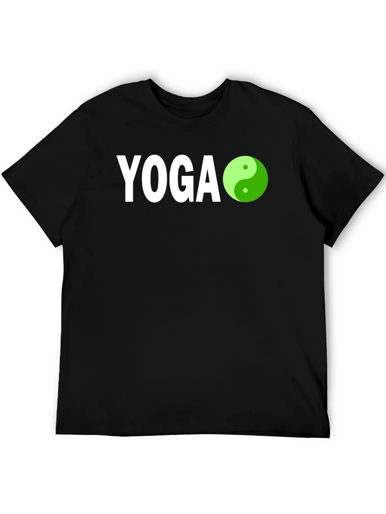 Yoga Yin Yang T-Shirt - Black